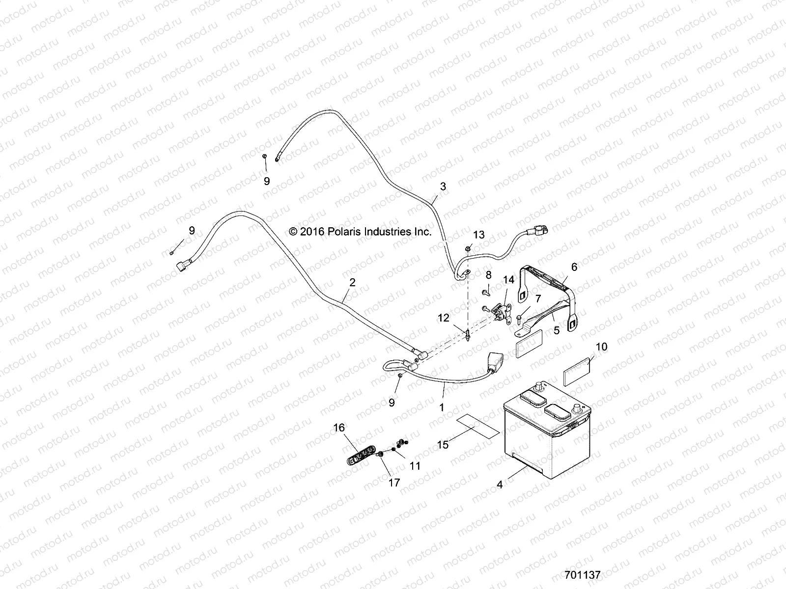 ELECTRICAL | ELECTRICAL, BATTERY - Z17VBA87A2/E87AB/AK/AM/LK (701137)