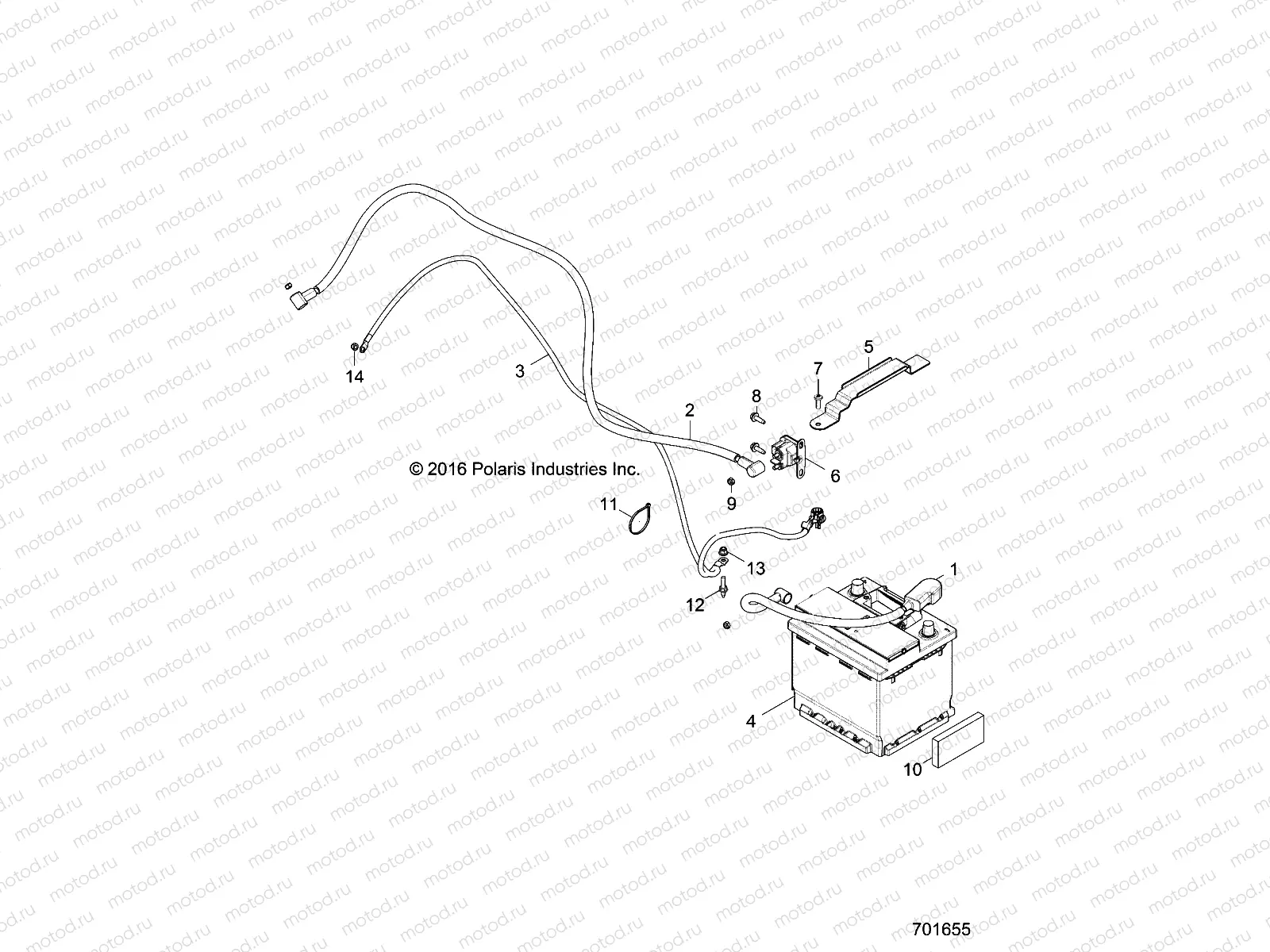 ELECTRICAL | ELECTRICAL, BATTERY - Z17VDE99FM/S99FM/CM (701655)