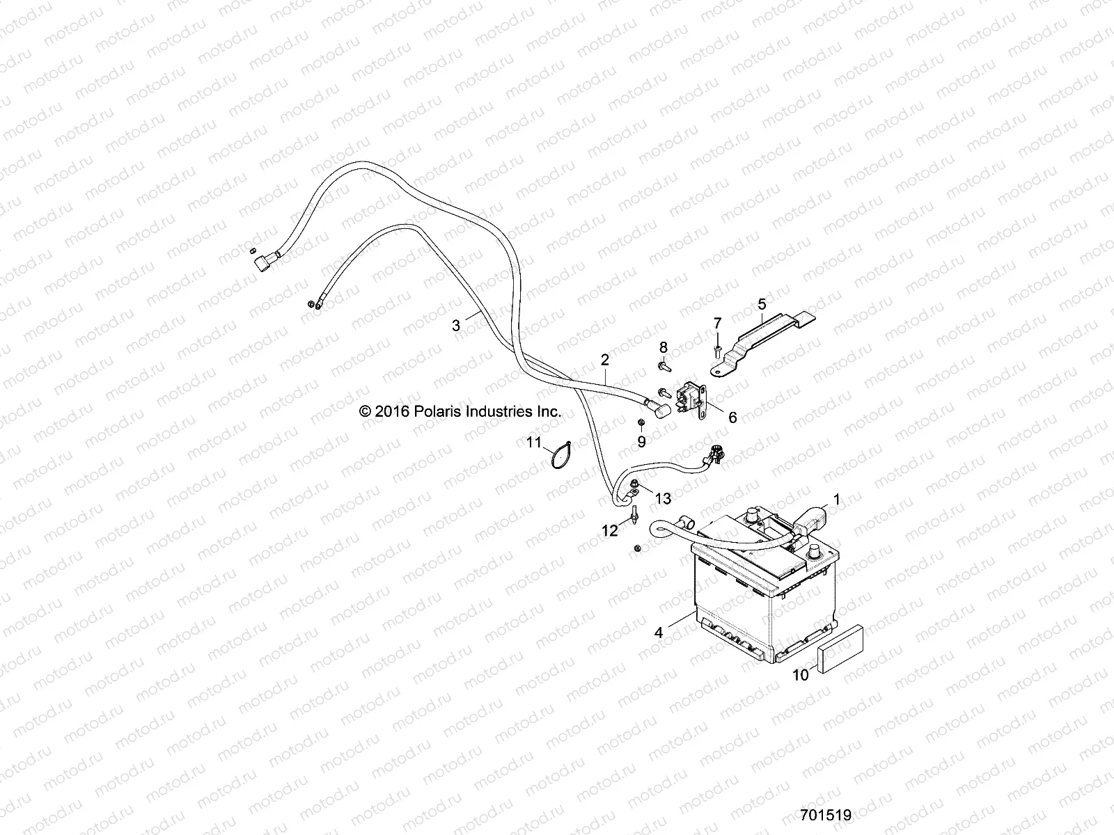 ELECTRICAL | ELECTRICAL, BATTERY - Z17VDE99NM (701519)