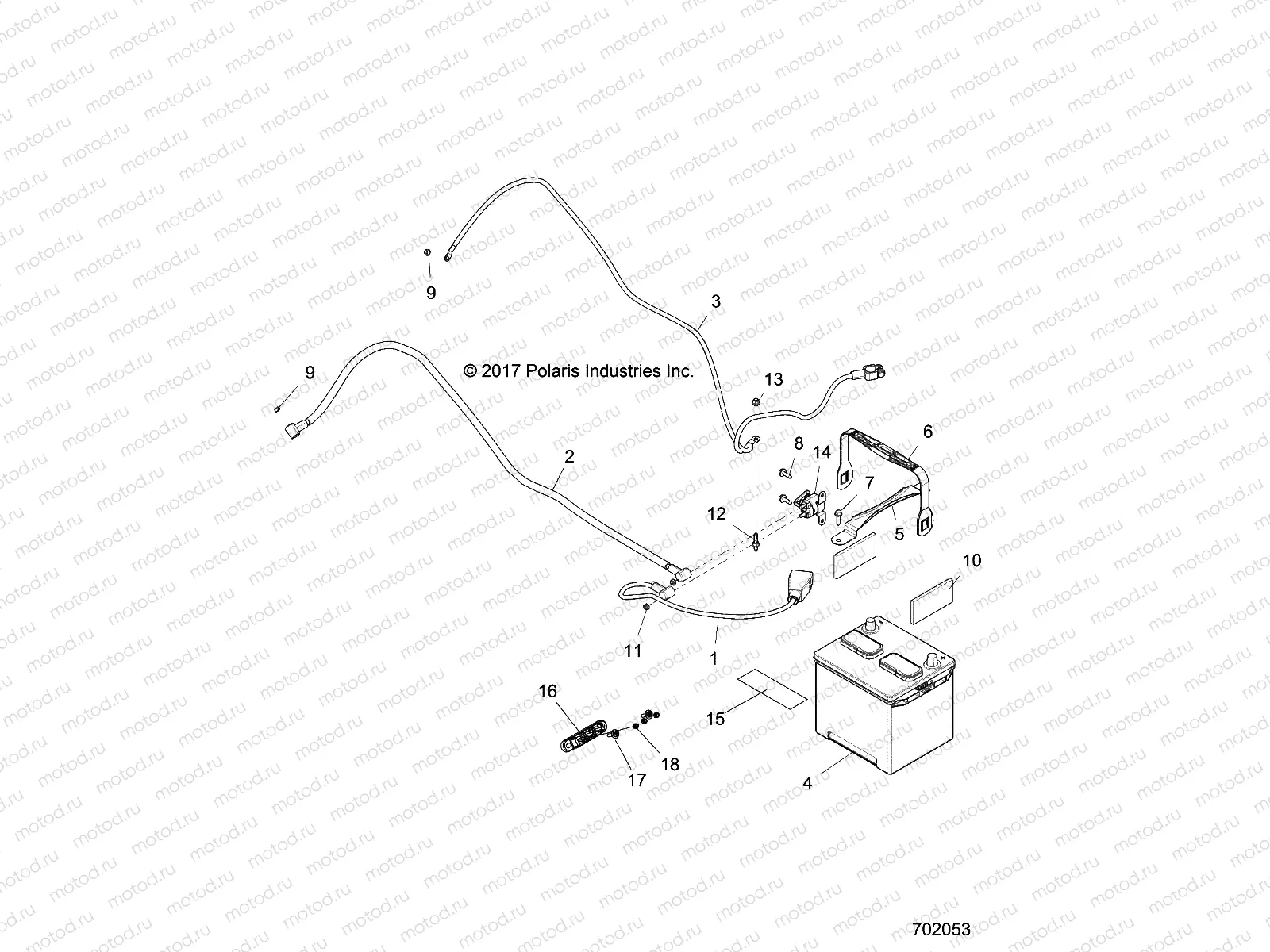 ELECTRICAL | ELECTRICAL, BATTERY - Z18VAA87B2/E87BM/BW (702053)