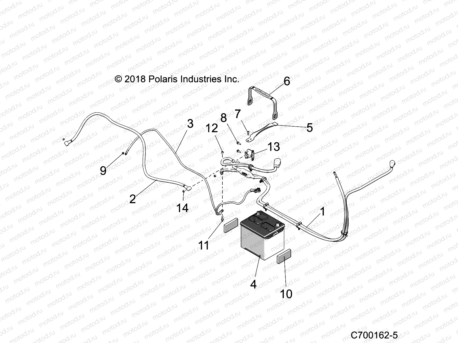 ELECTRICAL | ELECTRICAL, BATTERY - Z18VEL92BK/BR/LK (C700162-5)