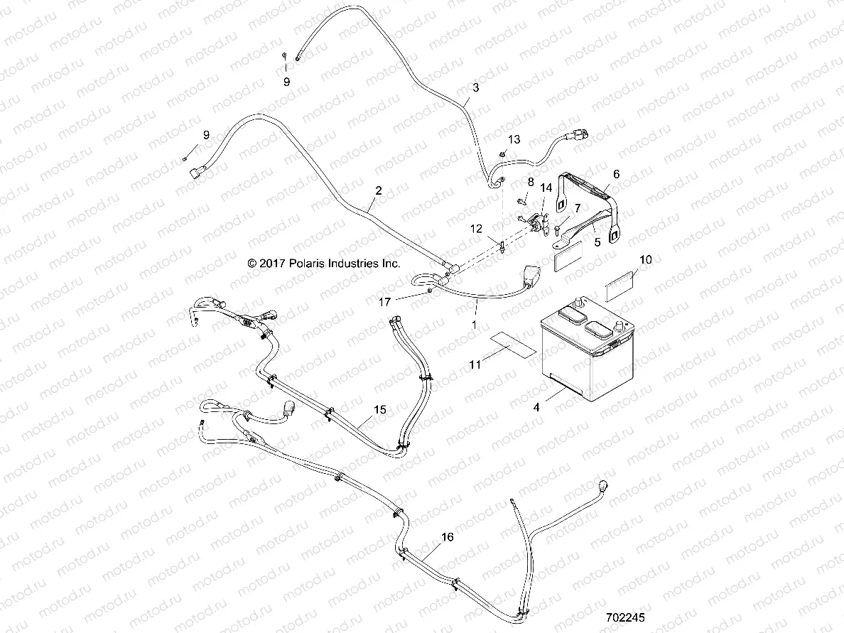ELECTRICAL | ELECTRICAL, BATTERY - Z18VFE92BB/BM/BS/BU/LBK (702245)