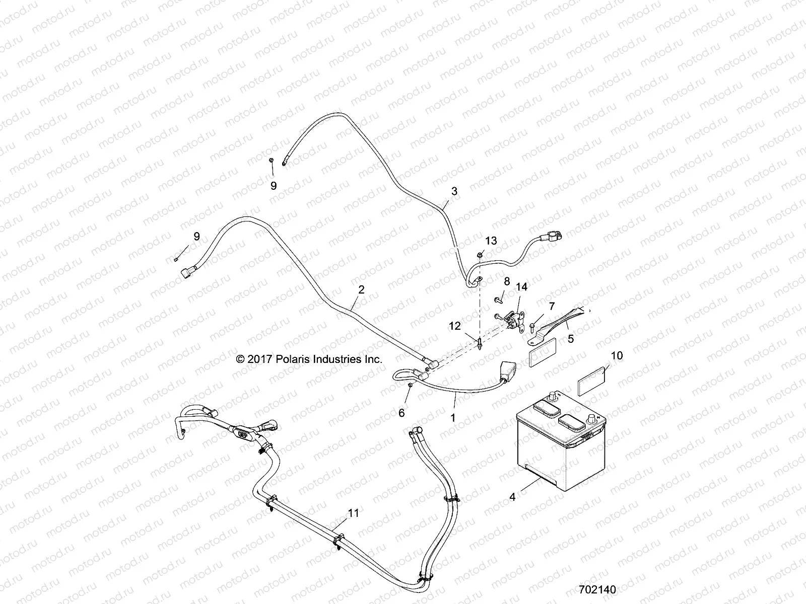ELECTRICAL | ELECTRICAL, BATTERY - Z18VFE92NB/NU (702140)