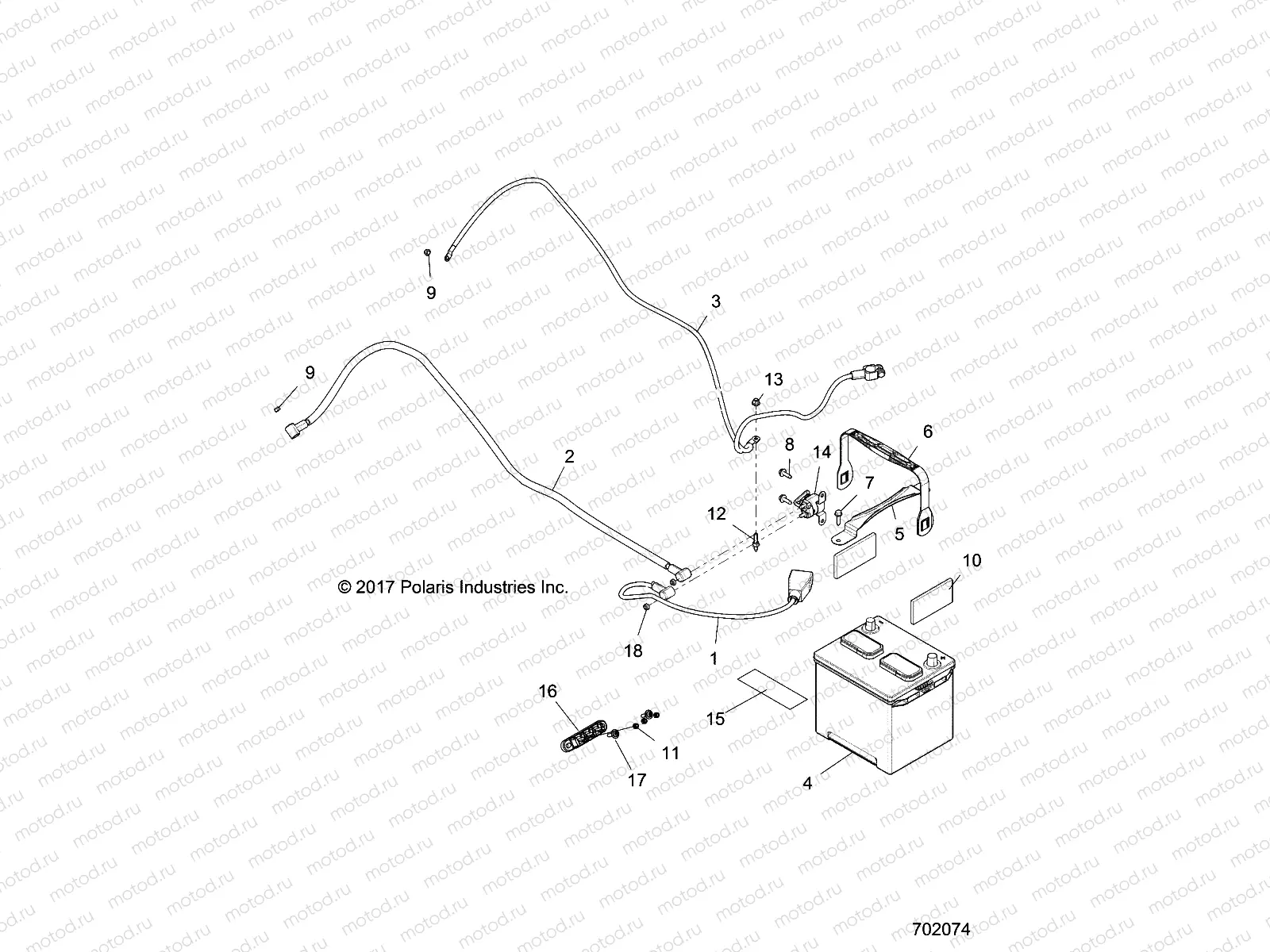 ELECTRICAL | ELECTRICAL, BATTERY - Z19VCE99AM (702074)