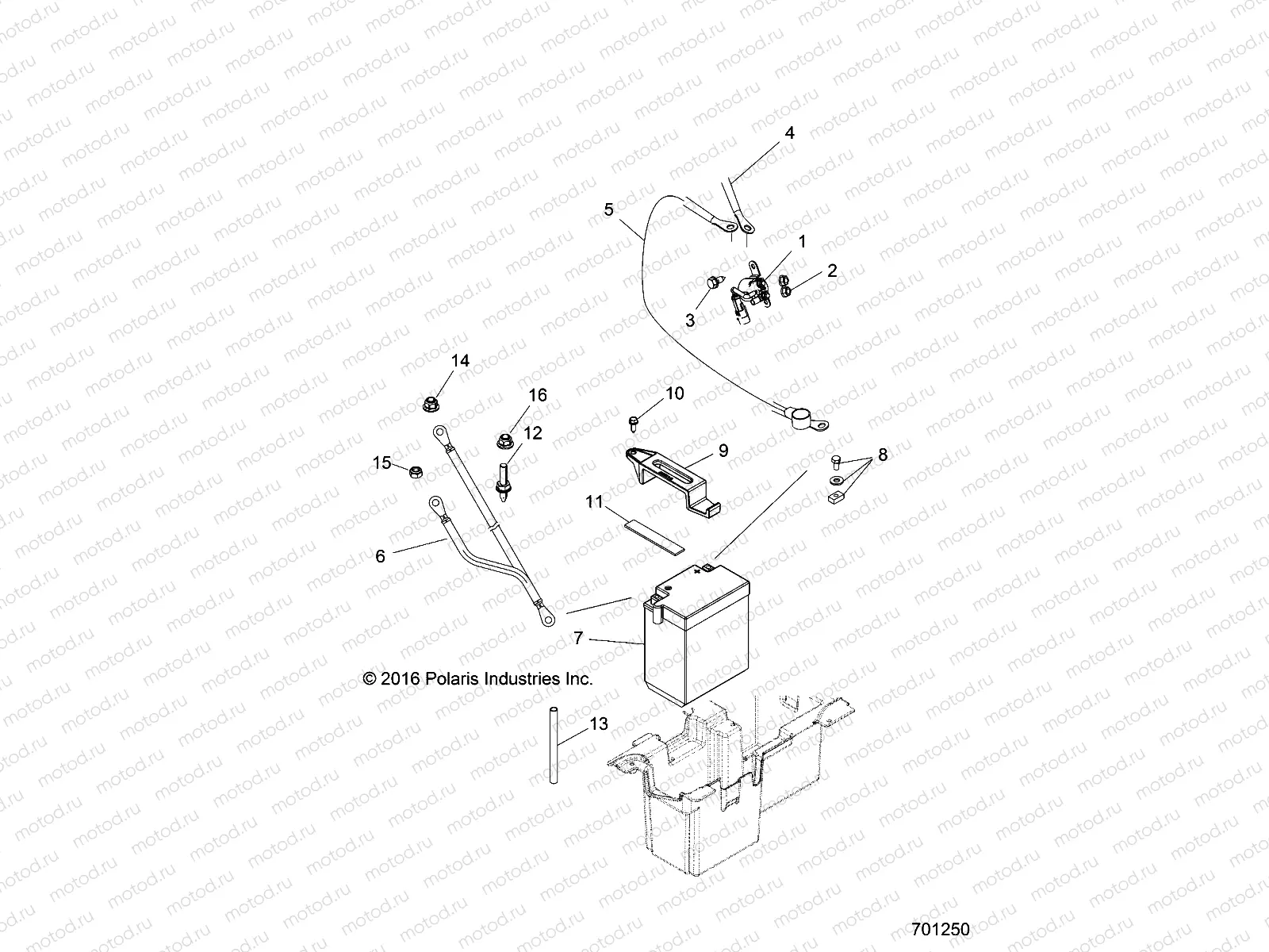 ELECTRICAL | ELECTRICAL, BATTERY - Z20CHA57A2/E57AM (701250)
