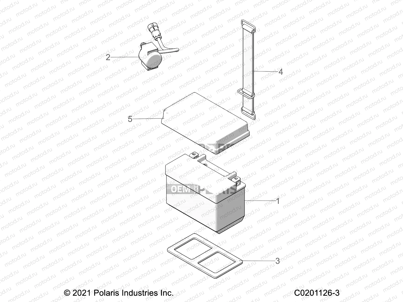 ELECTRICAL | ELECTRICAL, BATTERY - Z21HCB18B2 (C0201126-3)
