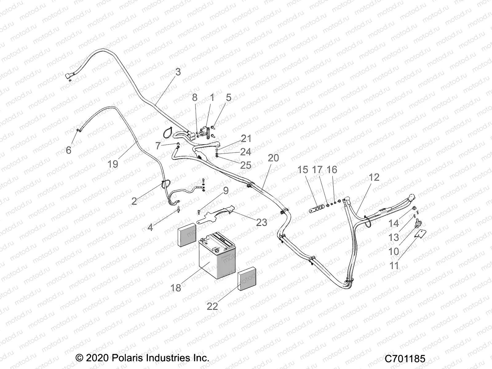 ELECTRICAL | ELECTRICAL, BATTERY - Z22NAM99AR (C701185)