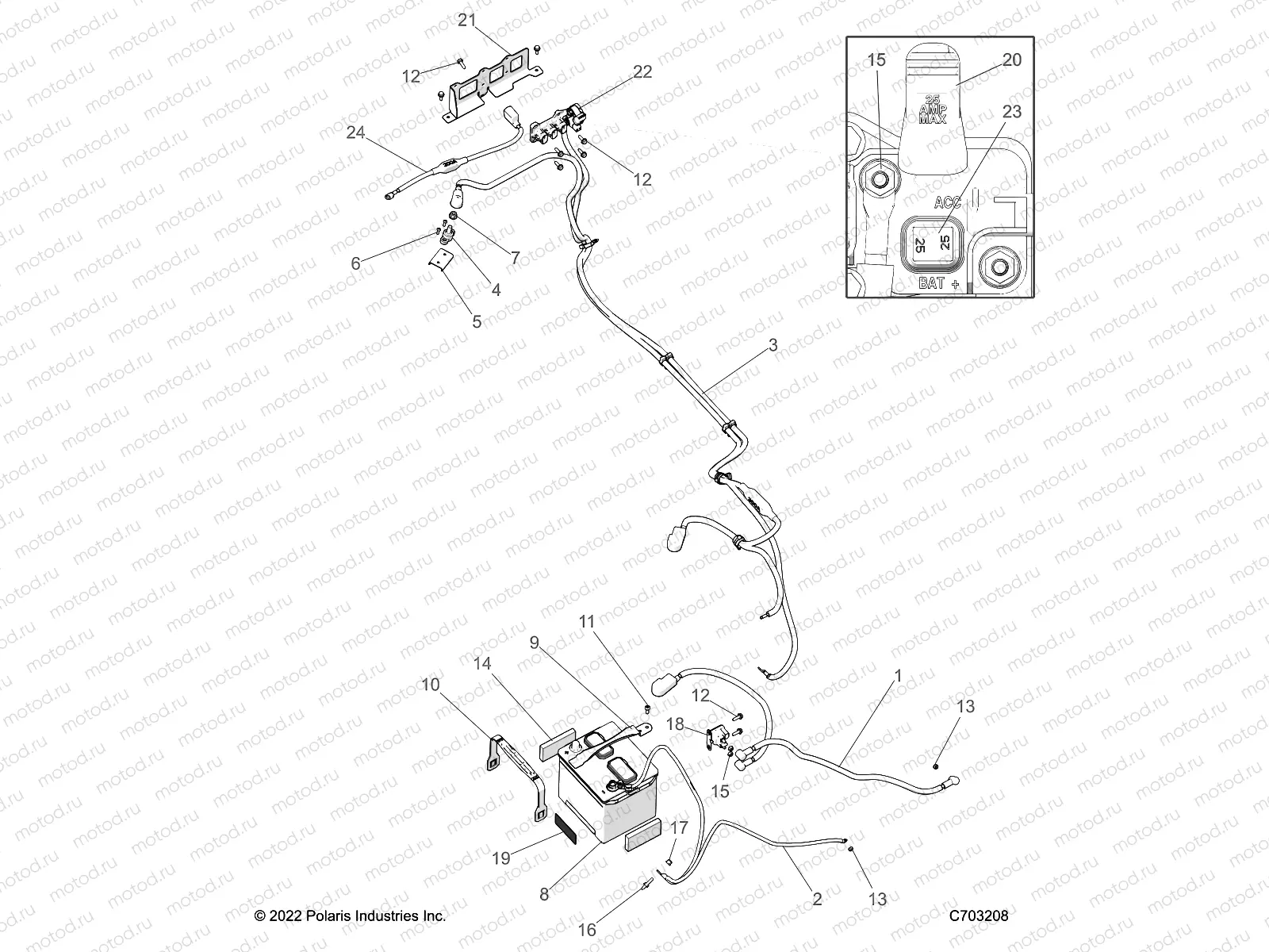 ELECTRICAL | ELECTRICAL, BATTERY - Z23ASE99A4/B4/K99A4(C703208)