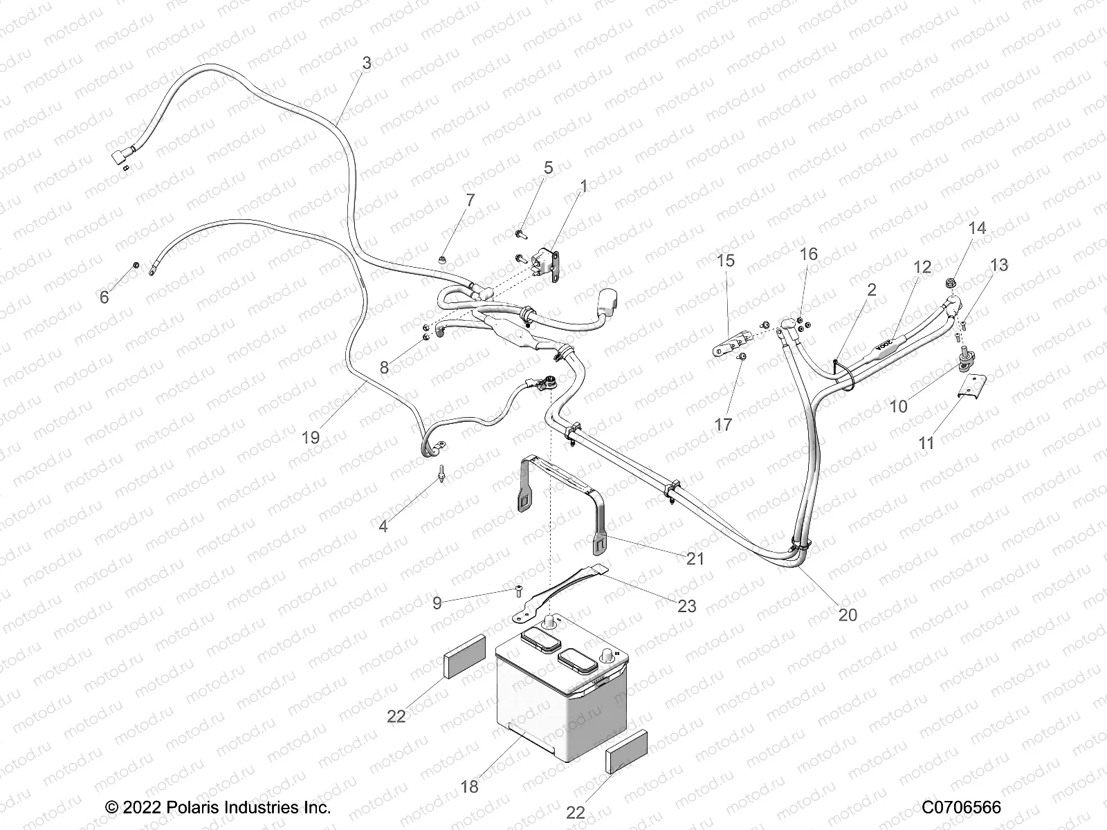 ELECTRICAL | ELECTRICAL, BATTERY - Z23NAV99A/99B (C0706566)