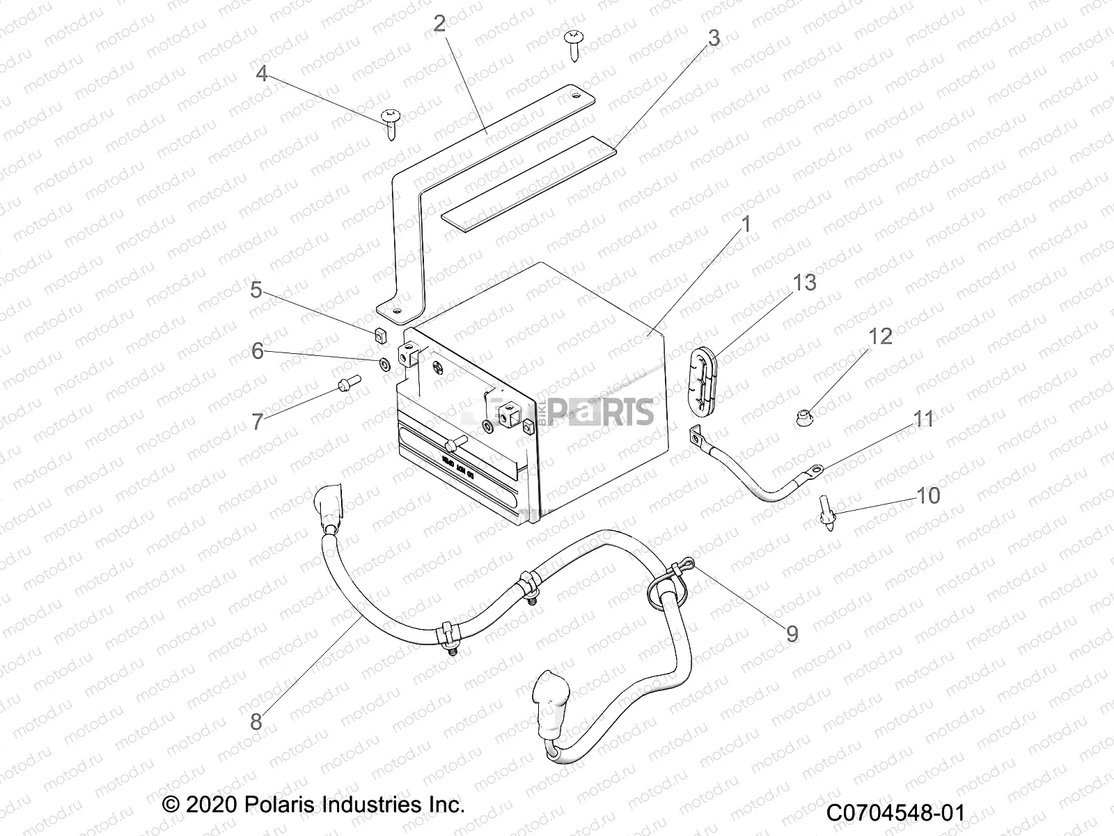 ELECTRICAL | ELECTRICAL, BATTERY - Z23RGC2KAJ/BJ (C0704548-01)