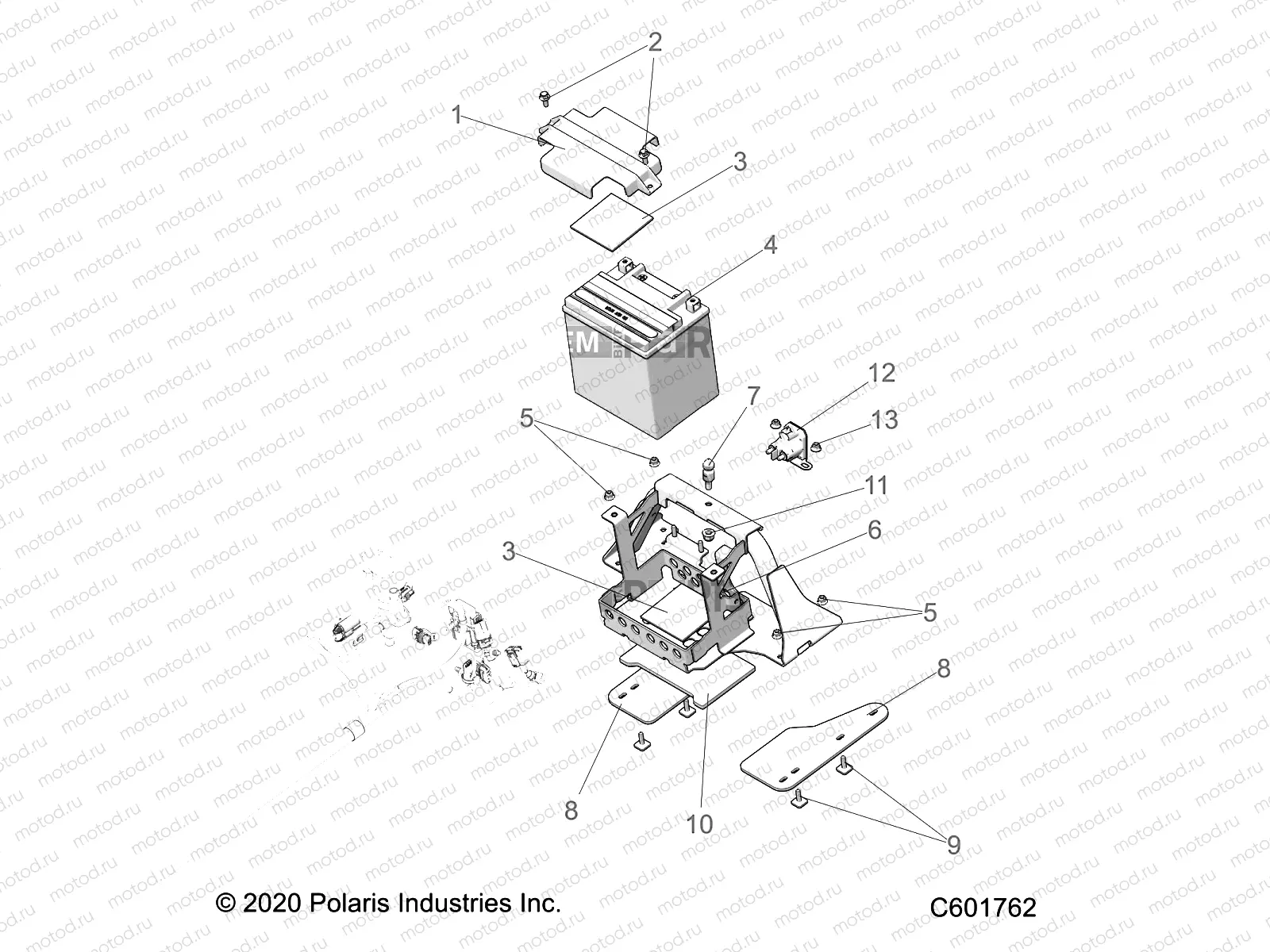 ELECTRICAL | ELECTRICAL, BATTERY/BOX - S23FJE9FS/9FE (C601762)