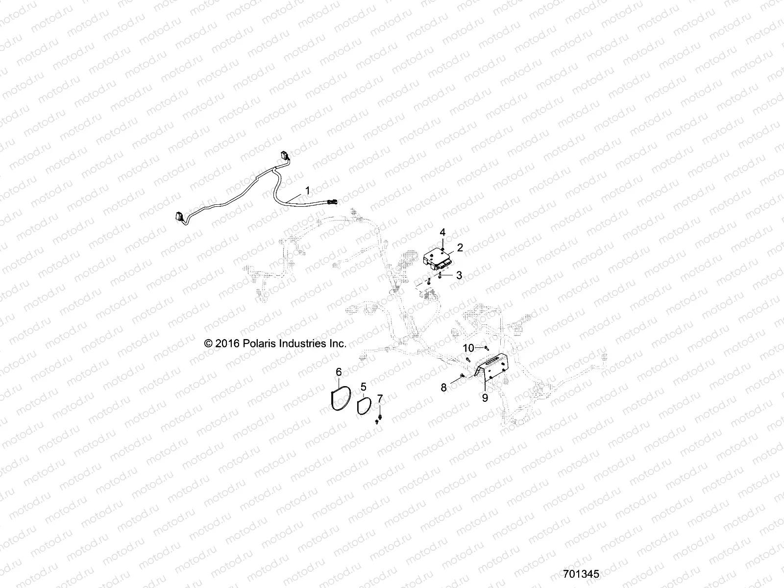 ELECTRICAL | ELECTRICAL, BOX HARNESS,  REG, RELAY - Z17VJE57AR (701345)