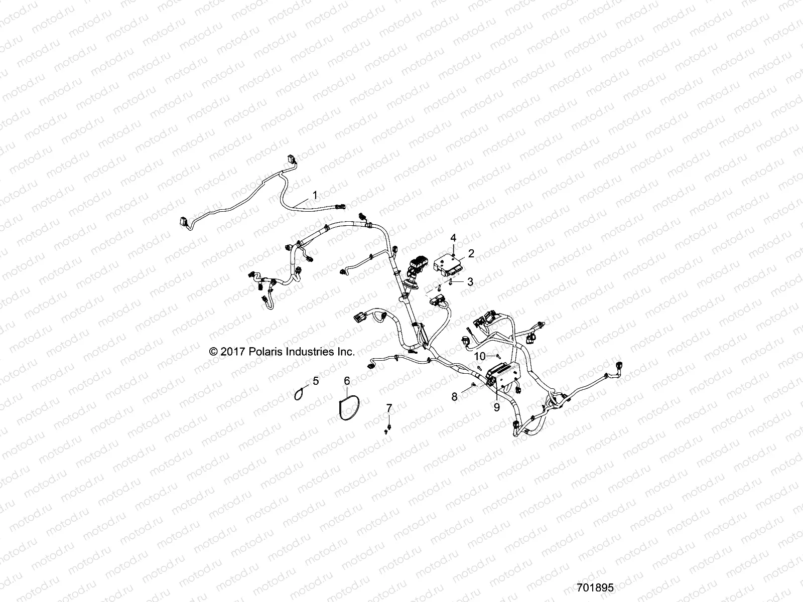 ELECTRICAL | ELECTRICAL, BOX HARNESS,  REG, RELAY - Z18VHA57B2 (701895)