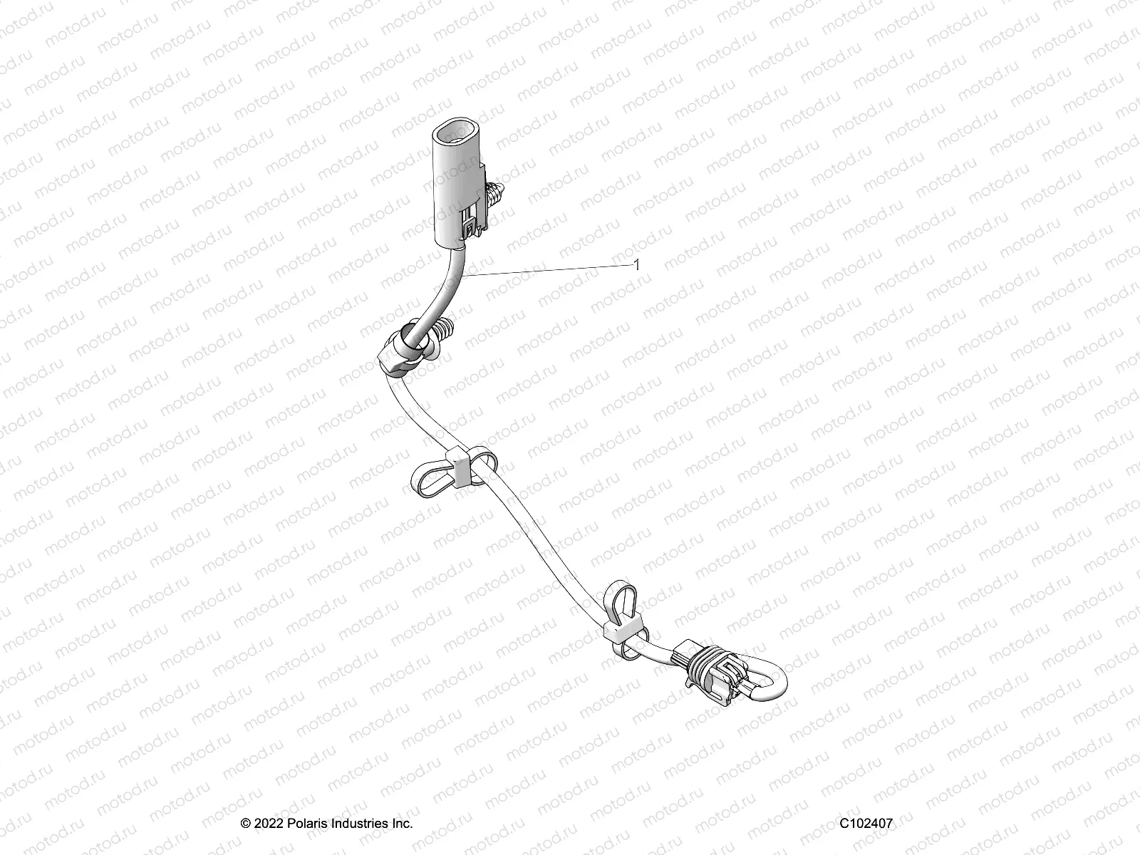 ELECTRICAL | ELECTRICAL, BRAKE, HARNESS JUMPER - A23SEG50B1/B3 (C102407)