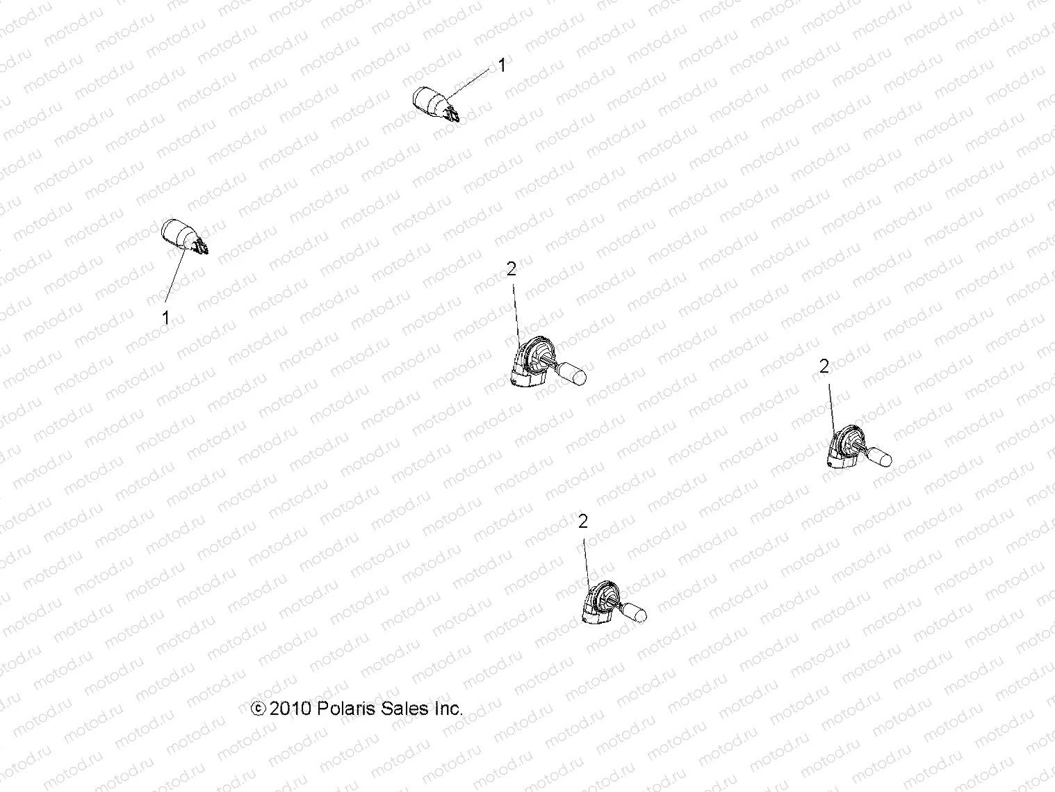 ELECTRICAL | ELECTRICAL, BULBS - A12CF76AA (49ATVBULBS116X6)