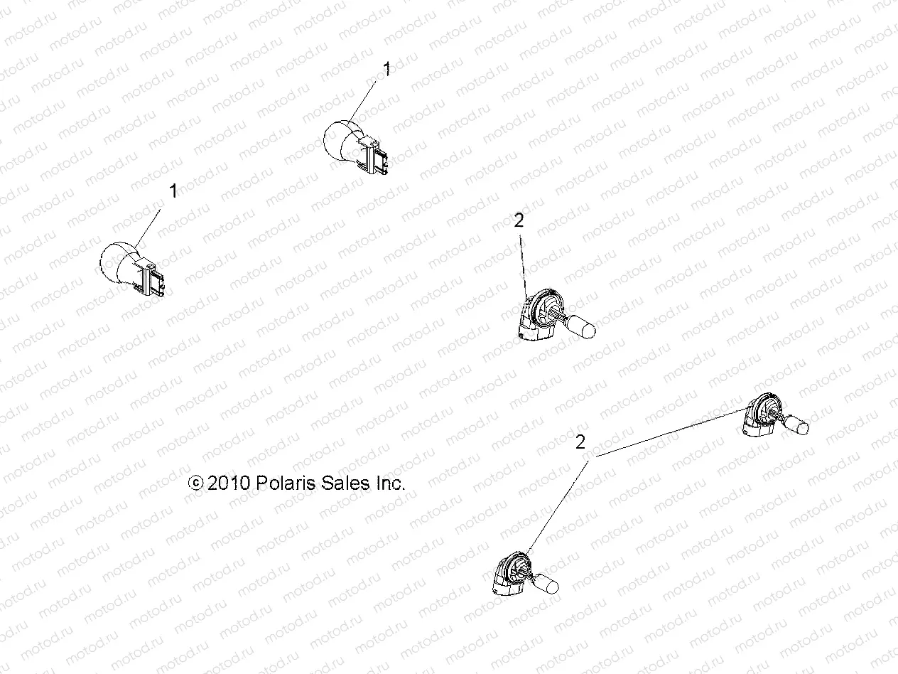 ELECTRICAL | ELECTRICAL, BULBS - A13DH50AX/AZ (49ATVBULBS11SP500TRG)