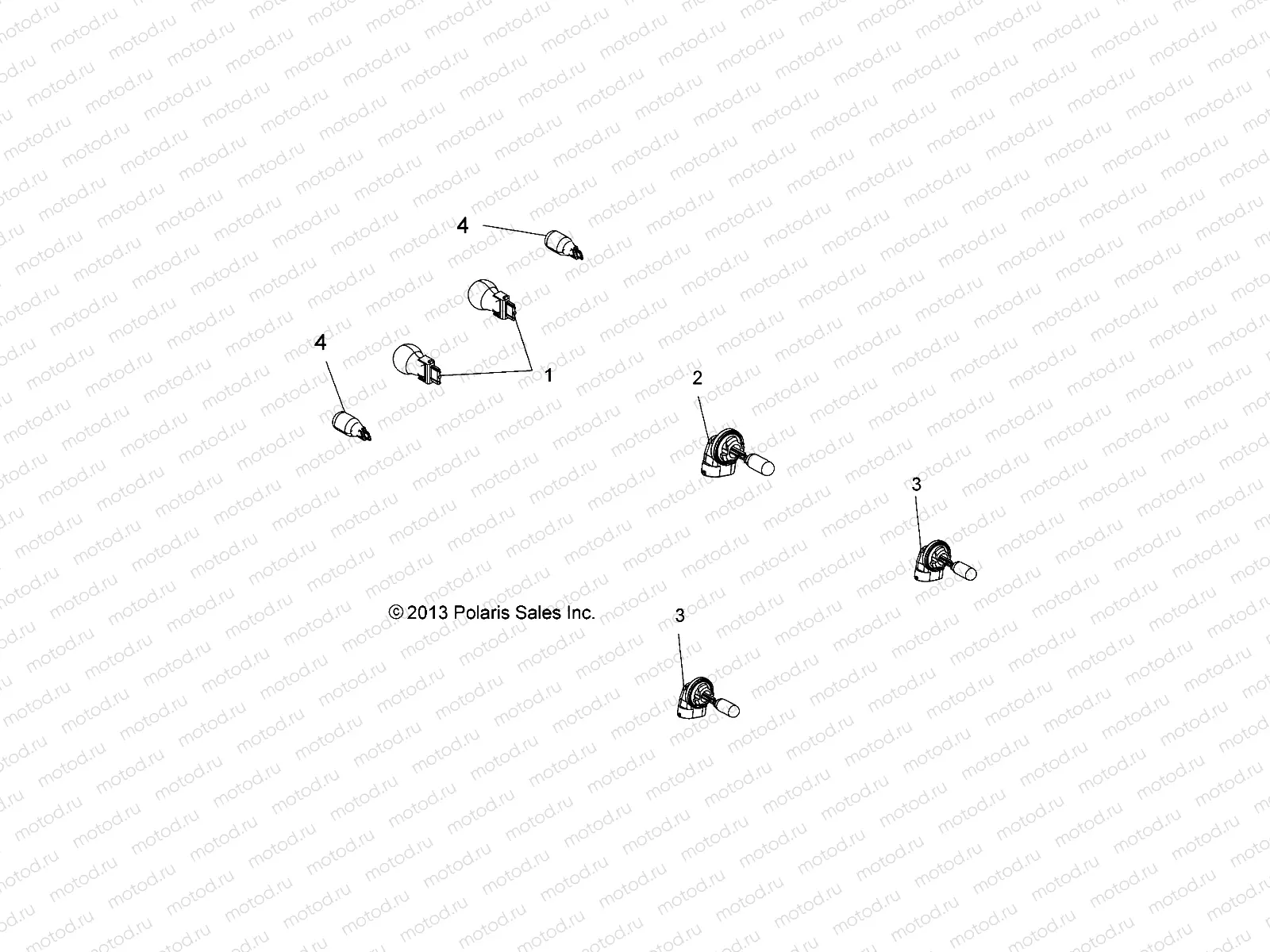 ELECTRICAL | ELECTRICAL, BULBS - A16SUH57N6 (49ATVBULBS14570UTE)