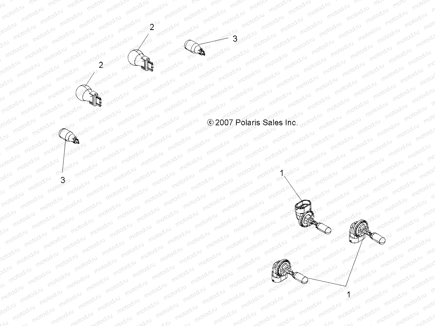 ELECTRICAL | ELECTRICAL, BULBS - A16SXE95NK/A95N2 (49ATVBULBS09SPXP850)