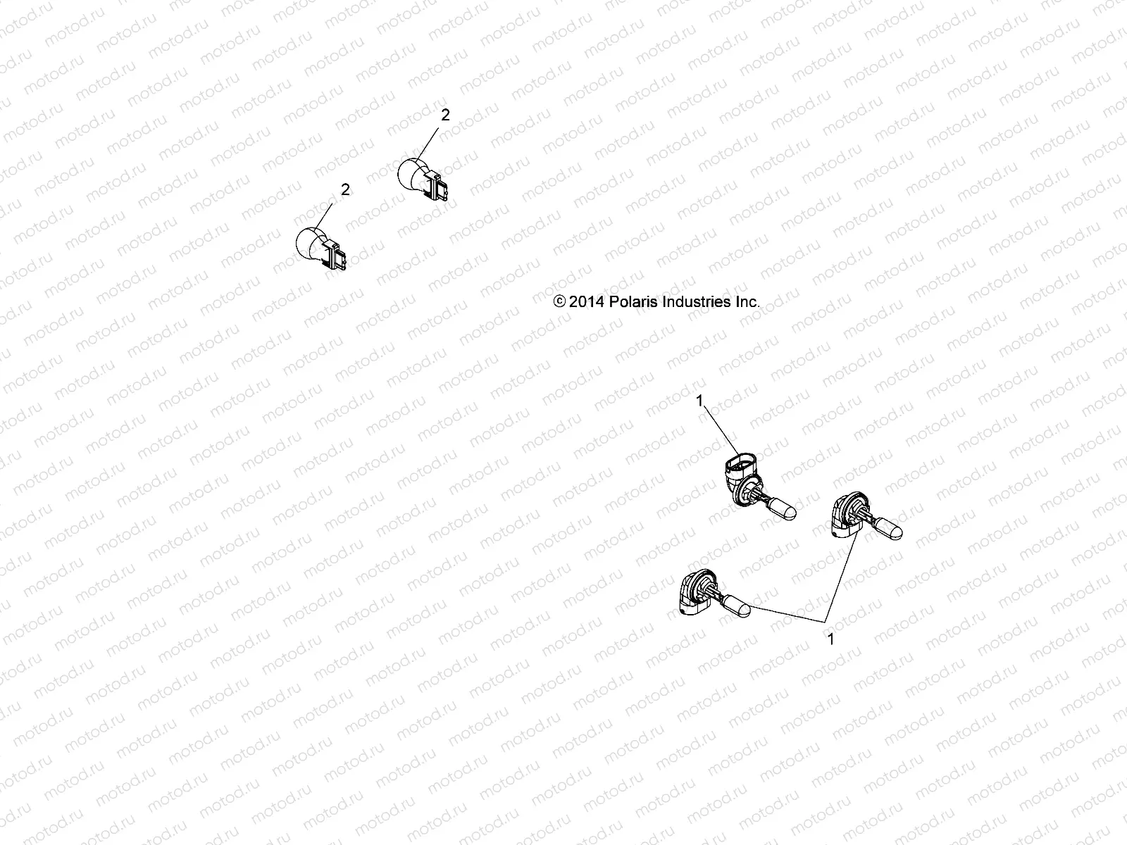 ELECTRICAL | ELECTRICAL, BULBS - A18SEA57B1/7/9/L2/L5/L7/E57B1/7/9/BK/F57B8 (49ATVBULBS1570SPTR)