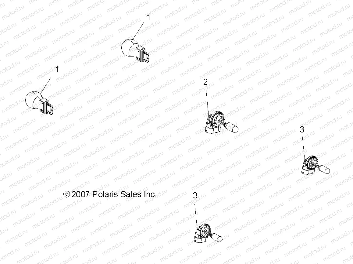 ELECTRICAL | ELECTRICAL, BULBS - A18SWE57B1 (49ATVBULBS08SP500)