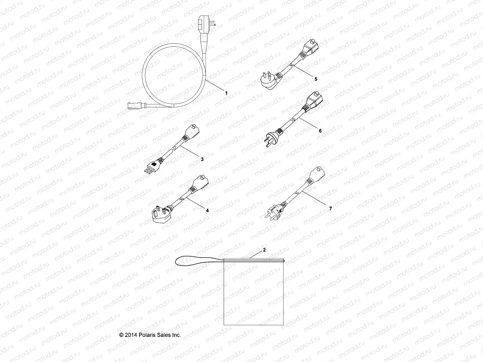 ELECTRICAL | ELECTRICAL, CHARGE CORDS - L15G2/4/6 ALL OPTIONS (49GEMOPTIONS14CORD)