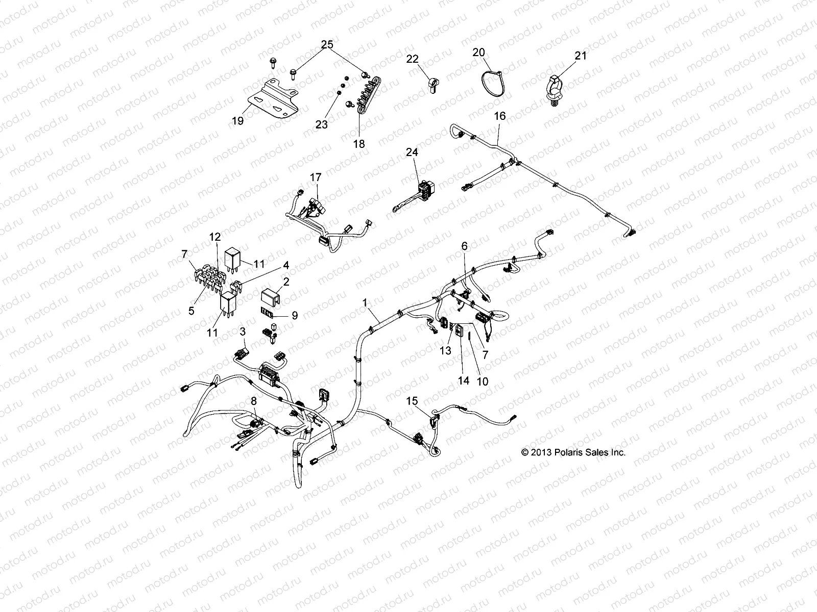 ELECTRICAL | ELECTRICAL, CHASSIS WIRE HARNESS - L14U2AAEFA/VEFA/PEFA (49LEVHARNESS14EM)