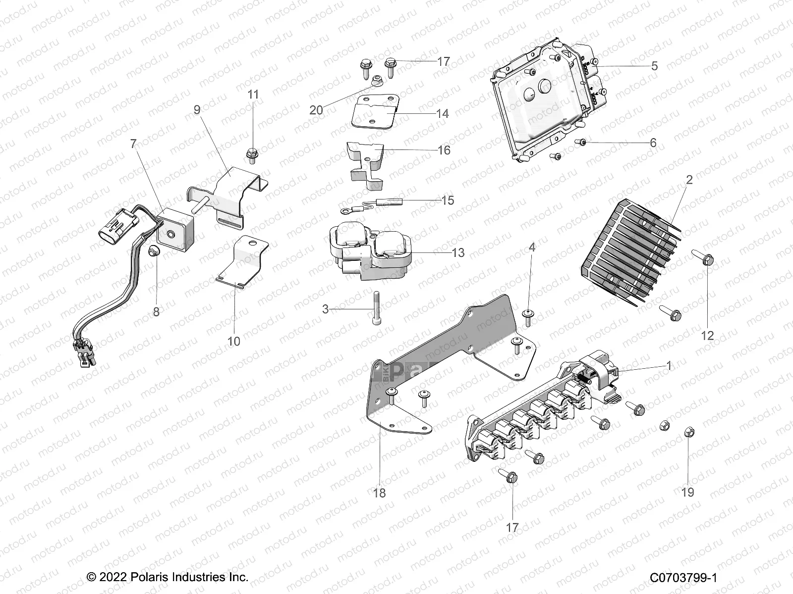 ELECTRICAL | ELECTRICAL, COMPONENTS AND OPTIONS - G23GXE99A/99B (C0703799-1)