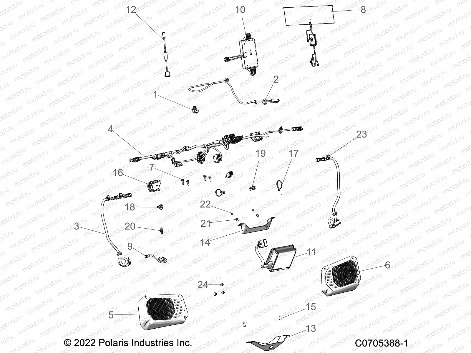ELECTRICAL | ELECTRICAL, DASH COMPONENTS, RIDE COMMAND - R23RRV99AC (C0705388)