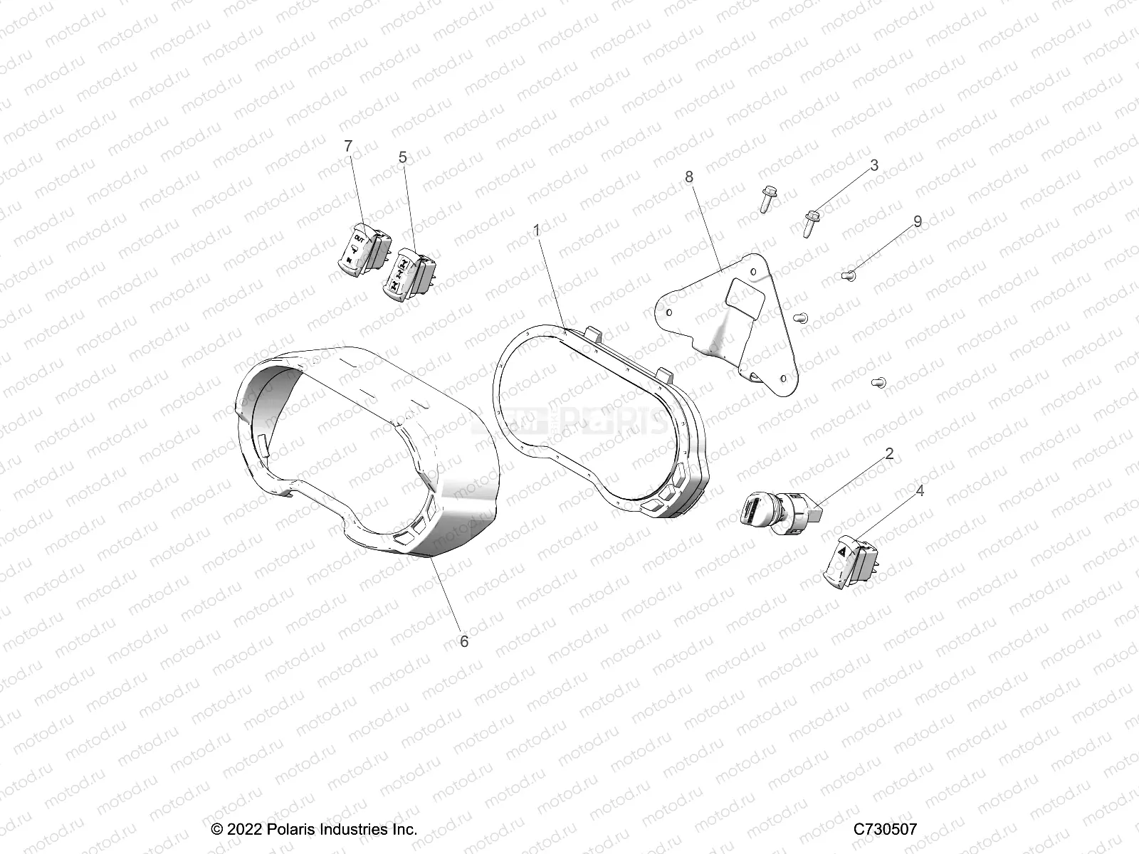 ELECTRICAL | ELECTRICAL, DASH INSTRUMENTS AND CONTROLS - G23GAB99CG/FG (C0803801)