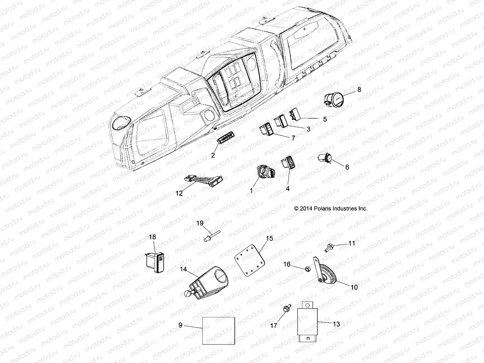 ELECTRICAL | ELECTRICAL, DASH INSTRUMENTS and CONTROLS - L15U2NAEFA/FLA (49LEVDASH15EM)
