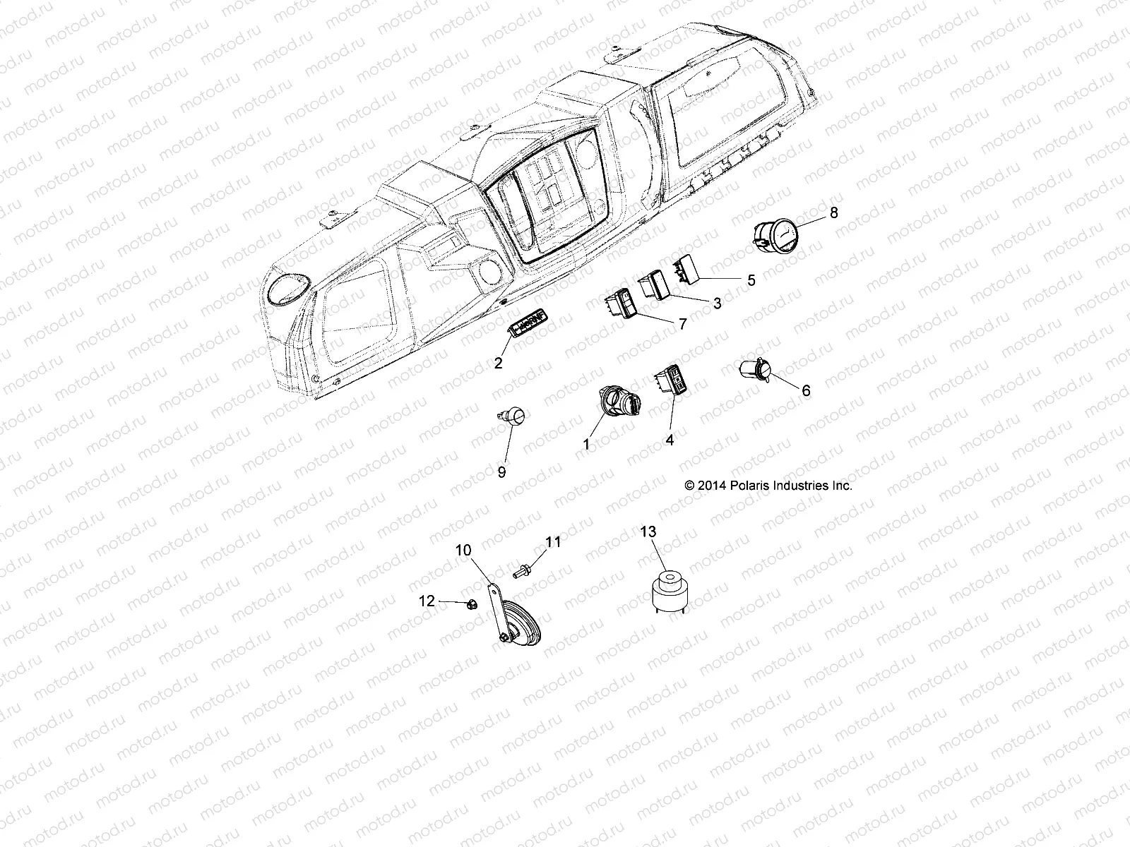 ELECTRICAL | ELECTRICAL, DASH INSTRUMENTS and CONTROLS -  L16U2NAEMA (49LEVDASH15GEM)