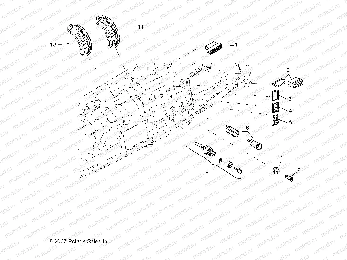 ELECTRICAL | ELECTRICAL, DASH INSTRUMENTS and CONTROLS - R08RH50AF/AR/AT (49RGRDASH08500EFI)