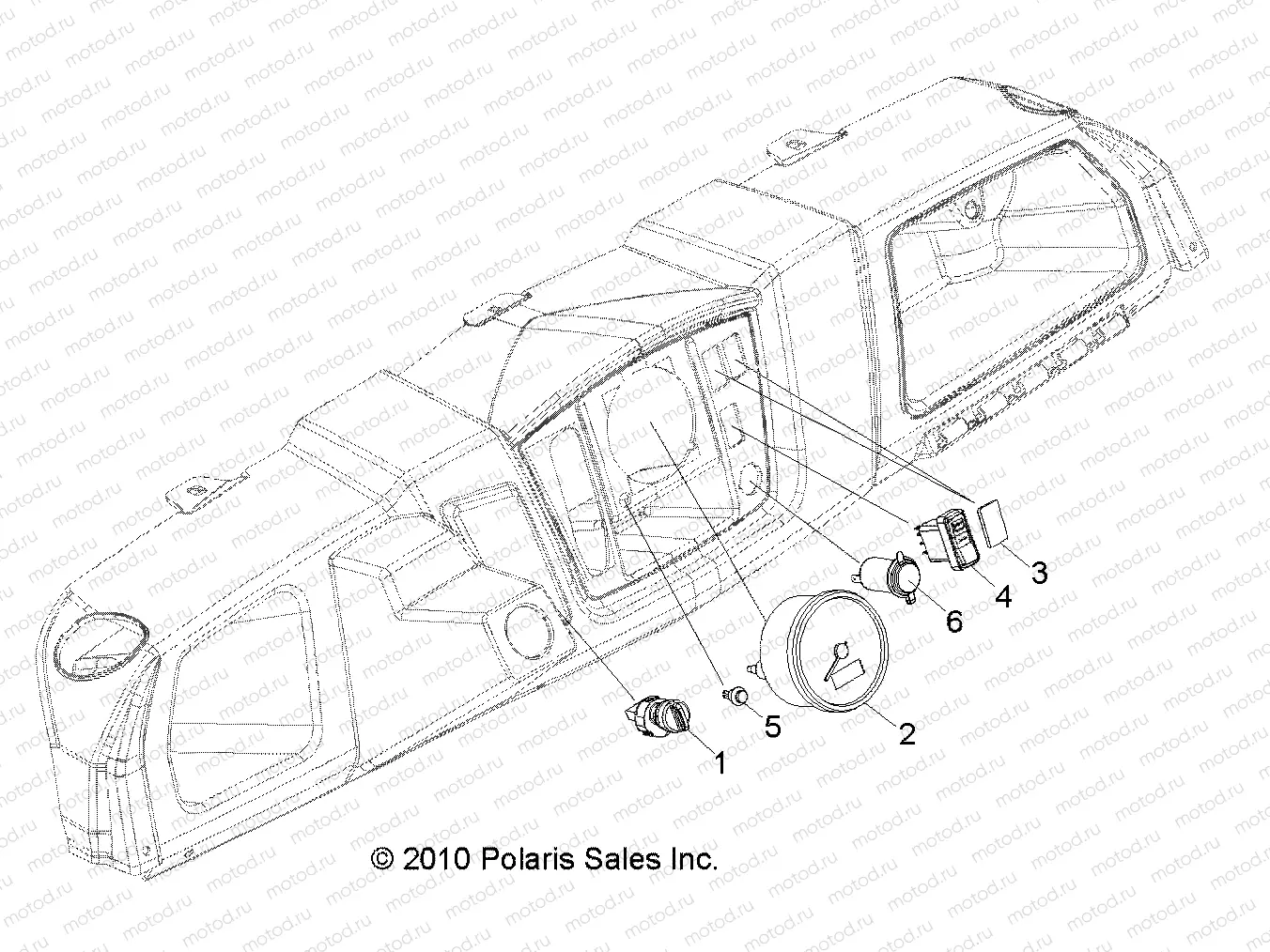 ELECTRICAL | ELECTRICAL, DASH INSTRUMENTS and CONTROLS - R12RH50AG/AH/AM/AR/AZ (49RGRDASH11500EFI)