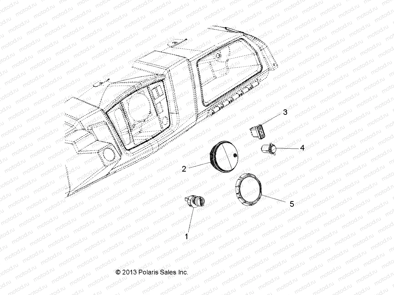 ELECTRICAL | ELECTRICAL, DASH INSTRUMENTS and CONTROLS - R14RH57AA/AC/AR/6EAZ (49RGRDASH14570)
