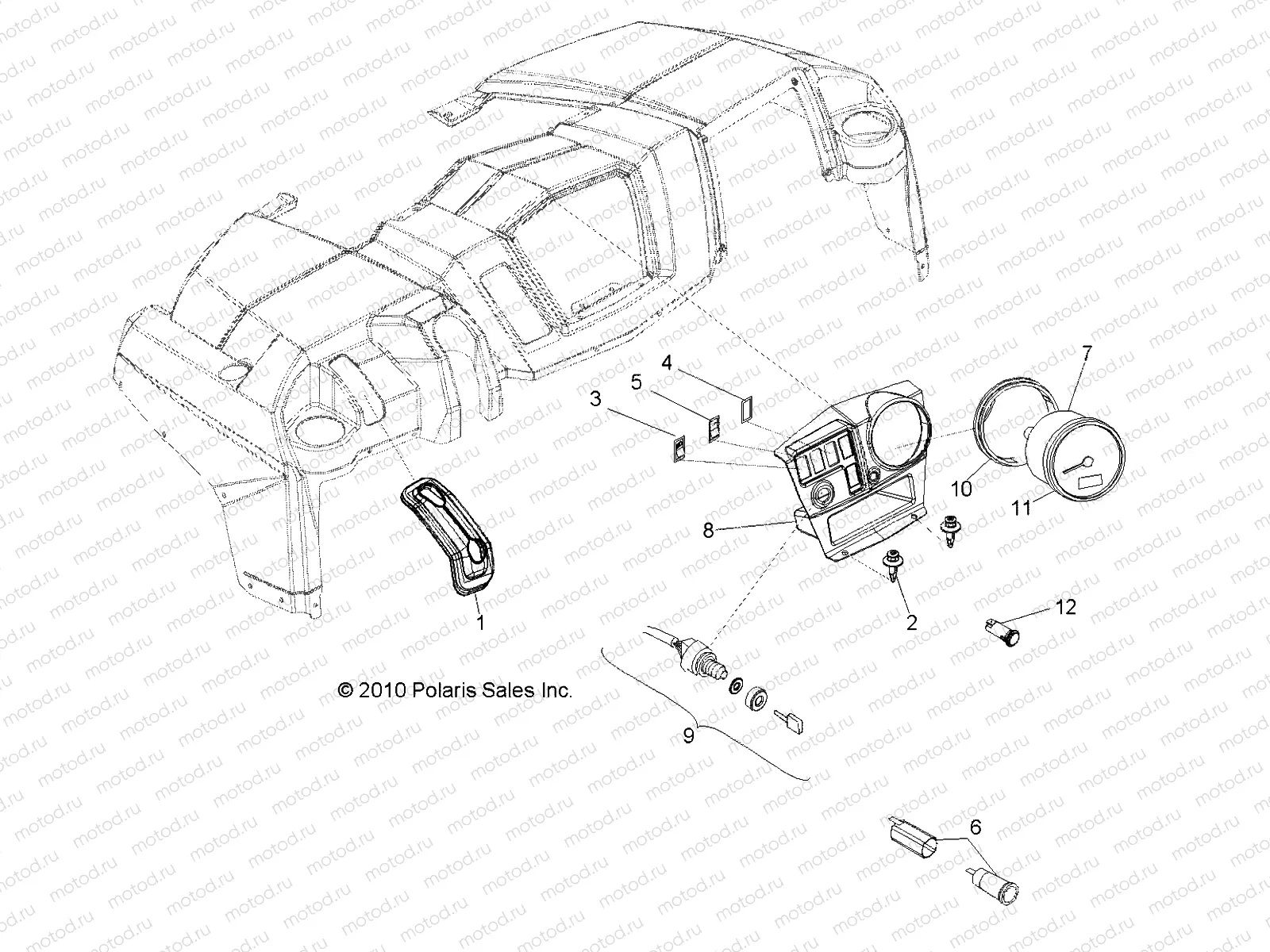 ELECTRICAL | ELECTRICAL, DASH INSTRUMENTS and CONTROLS - R14TH90FX (49RGRDASH11900D)