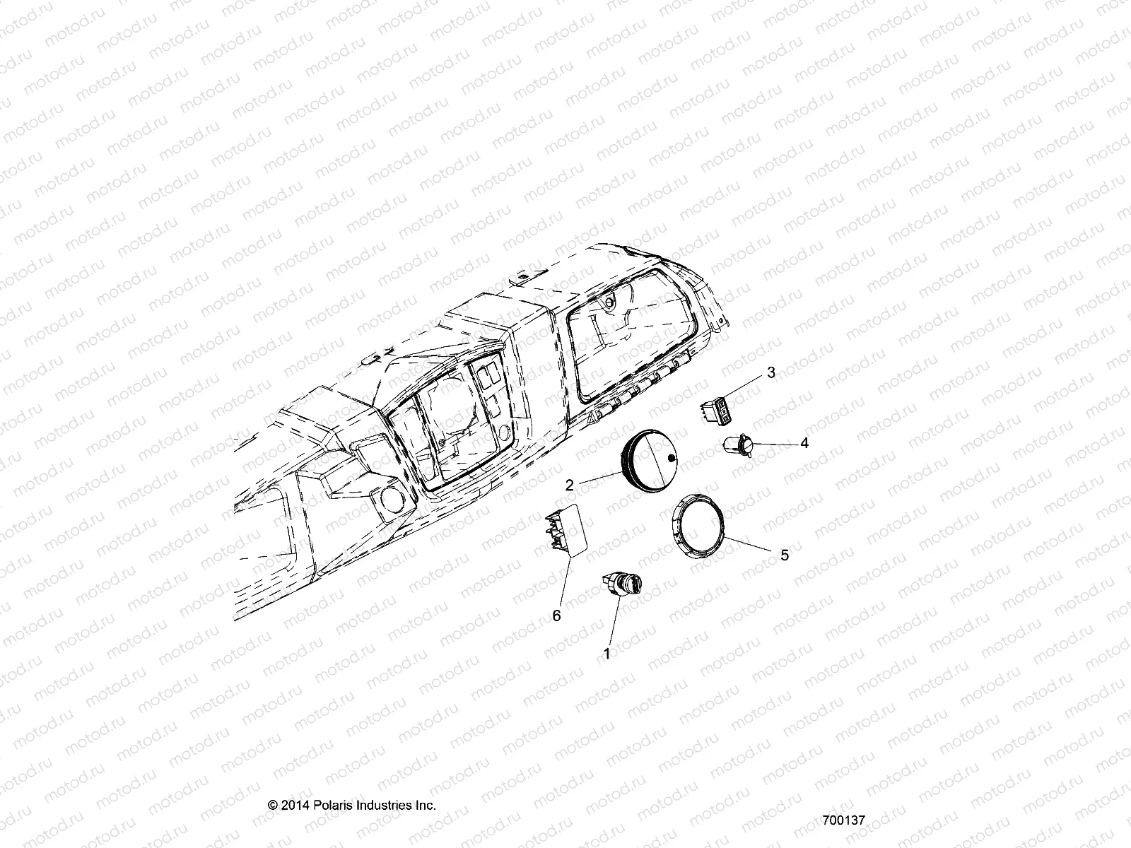 ELECTRICAL | ELECTRICAL, DASH INSTRUMENTS and CONTROLS - R15RMA57FA (700137)