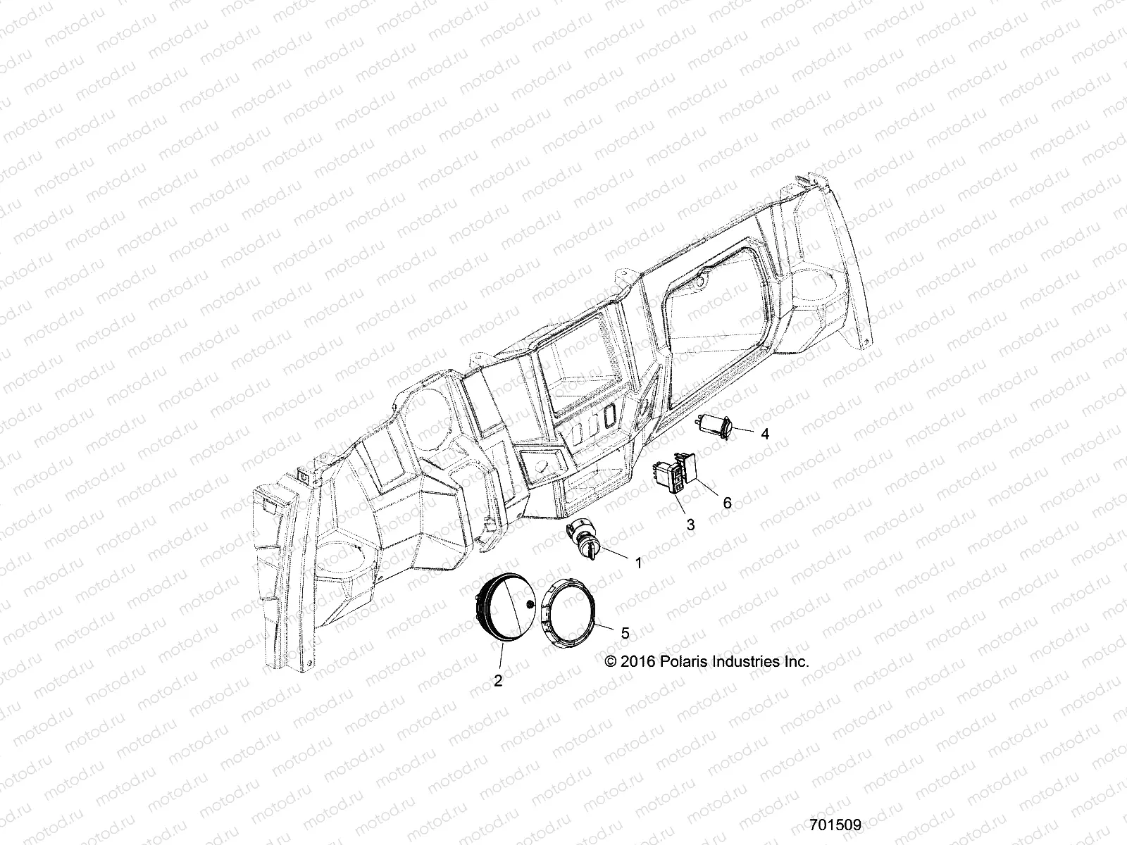 ELECTRICAL | ELECTRICAL, DASH INSTRUMENTS and CONTROLS - R17RMA57N1 (701509)