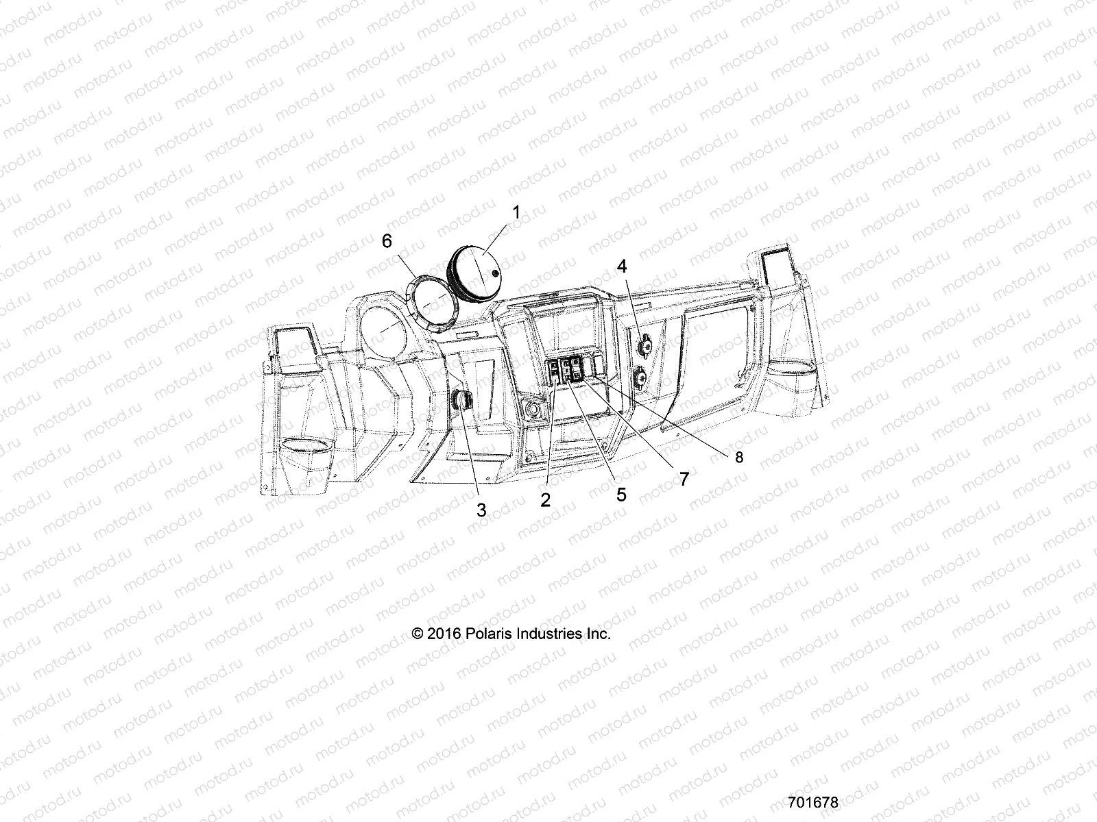 ELECTRICAL | ELECTRICAL, DASH INSTRUMENTS and CONTROLS - R17RTED1F1/SD1C1 (701678)