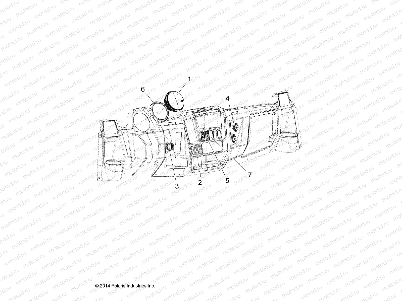ELECTRICAL | ELECTRICAL, DASH INSTRUMENTS and CONTROLS - R18RVAD1B1 (49RGRDASH151KDSL)