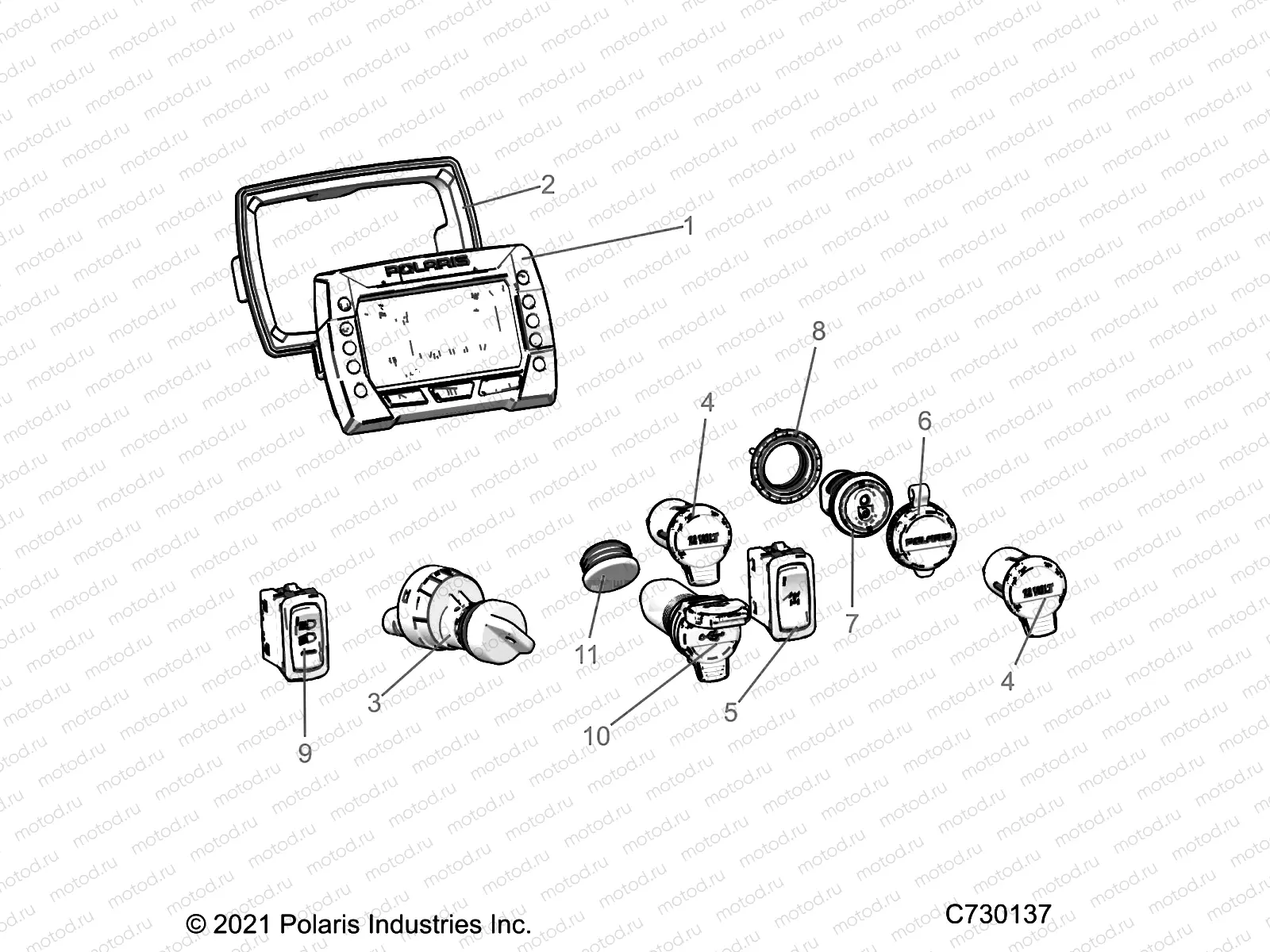 ELECTRICAL | ELECTRICAL, DASH INSTRUMENTS and CONTROLS - R22MAA57B1/EB5/B9 (C730137)