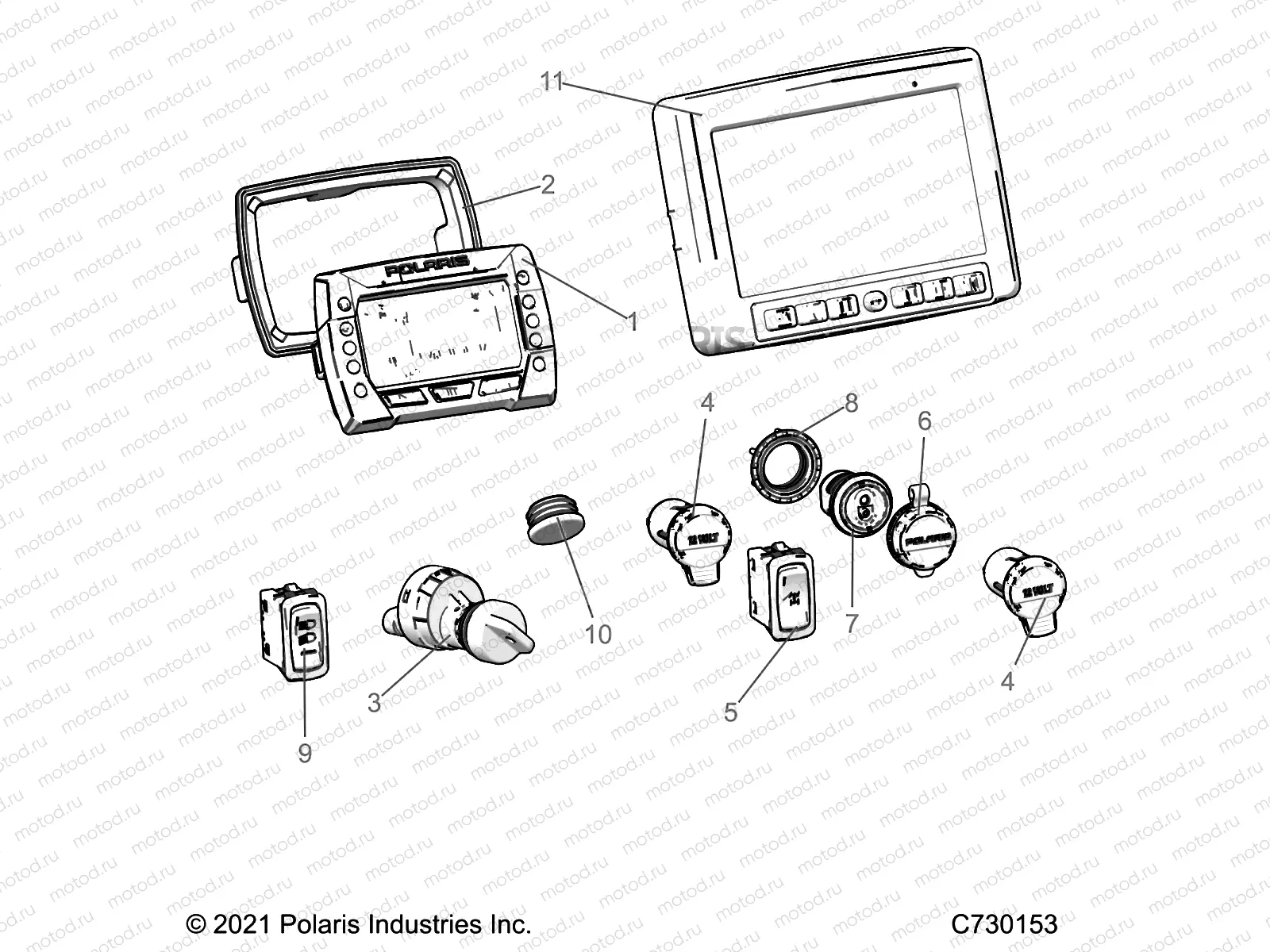 ELECTRICAL | ELECTRICAL, DASH INSTRUMENTS and CONTROLS - R22MAK57B4 (C730153)