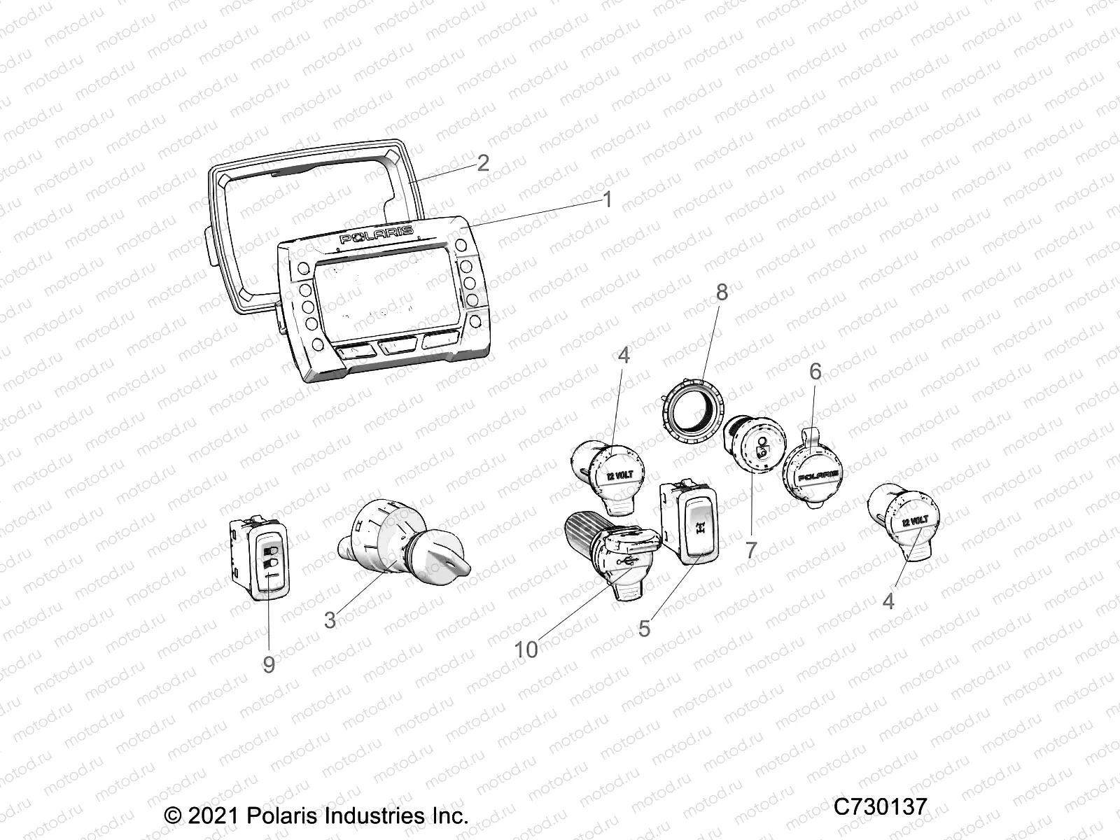 ELECTRICAL | ELECTRICAL, DASH INSTRUMENTS and CONTROLS - R23M4A57B1/EB4/B9 (C730137)