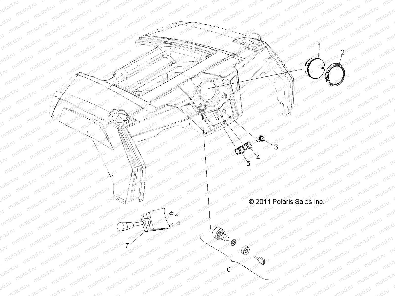 ELECTRICAL | ELECTRICAL, DASH INSTRUMENTS and CONTROLS - Z14VE76FX/FI (49ATVDASH12RZRSI)