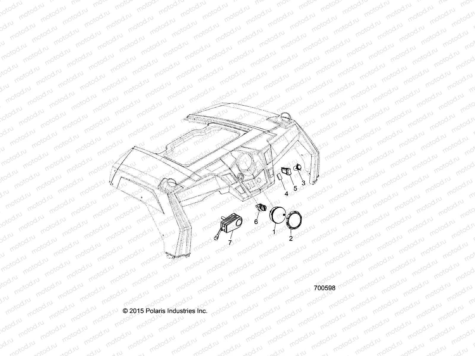 ELECTRICAL | ELECTRICAL, DASH INSTRUMENTS and CONTROLS - Z16VHA57FJ (700598)