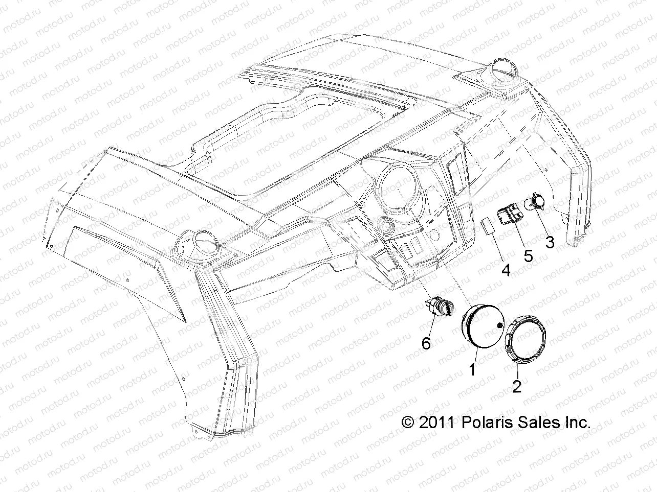 ELECTRICAL | ELECTRICAL, DASH INSTRUMENTS and CONTROLS - Z17VJE57AR (49RGRDASH12RZR570)