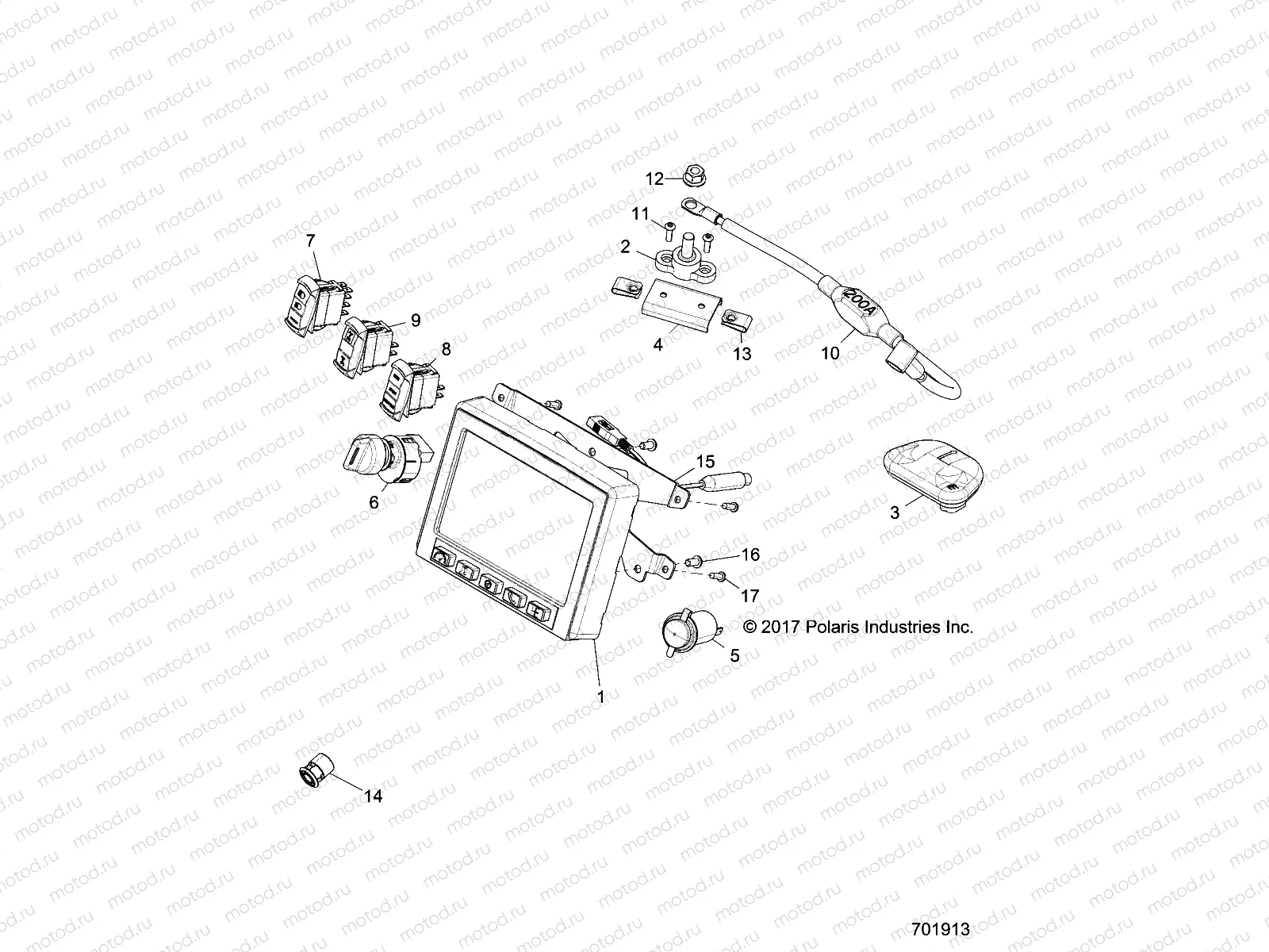 ELECTRICAL | ELECTRICAL, DASH INSTRUMENTS AND CONTROLS - Z18VDL92NK (701913)