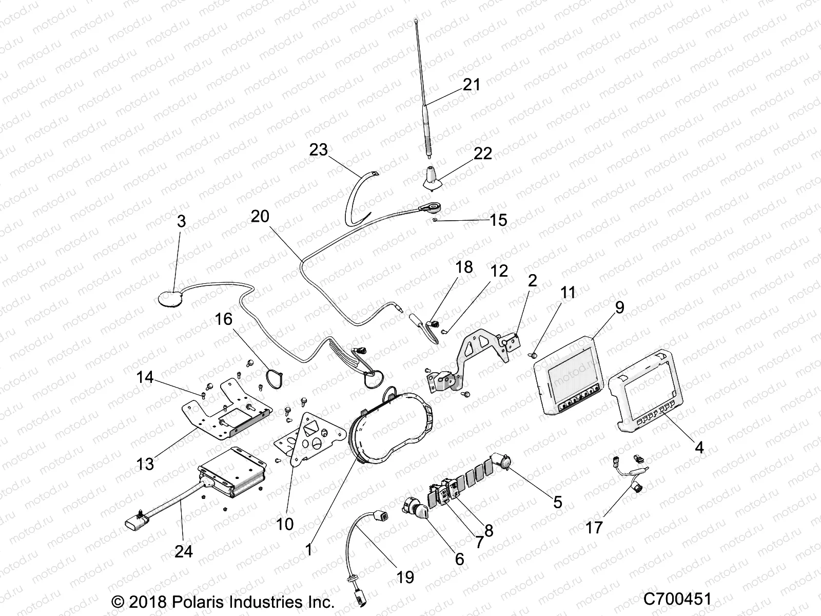 ELECTRICAL | ELECTRICAL, DASH INSTRUMENTS AND CONTROLS - Z19VDK99AD/BD/AK/BK/AN/BN (C700451)