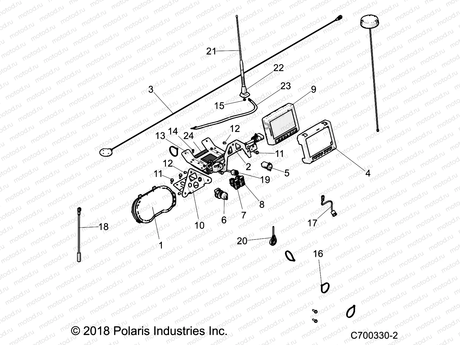 ELECTRICAL | ELECTRICAL, DASH INSTRUMENTS AND CONTROLS - Z20N4K99AF/AK/BF/BK (C700330-2)