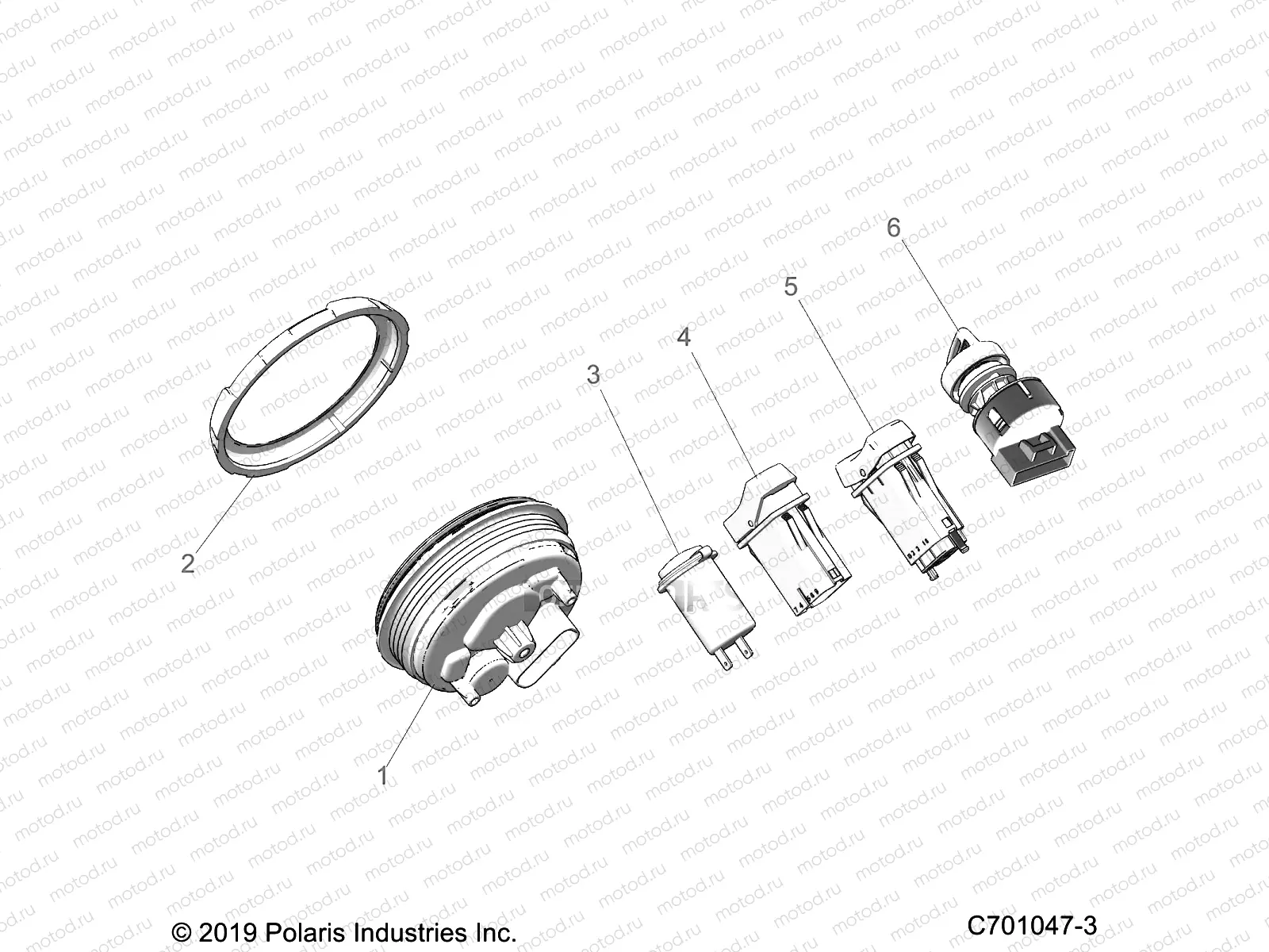 ELECTRICAL | ELECTRICAL, DASH INSTRUMENTS and CONTROLS - Z22CHA57A2/K2 (C701047-3)