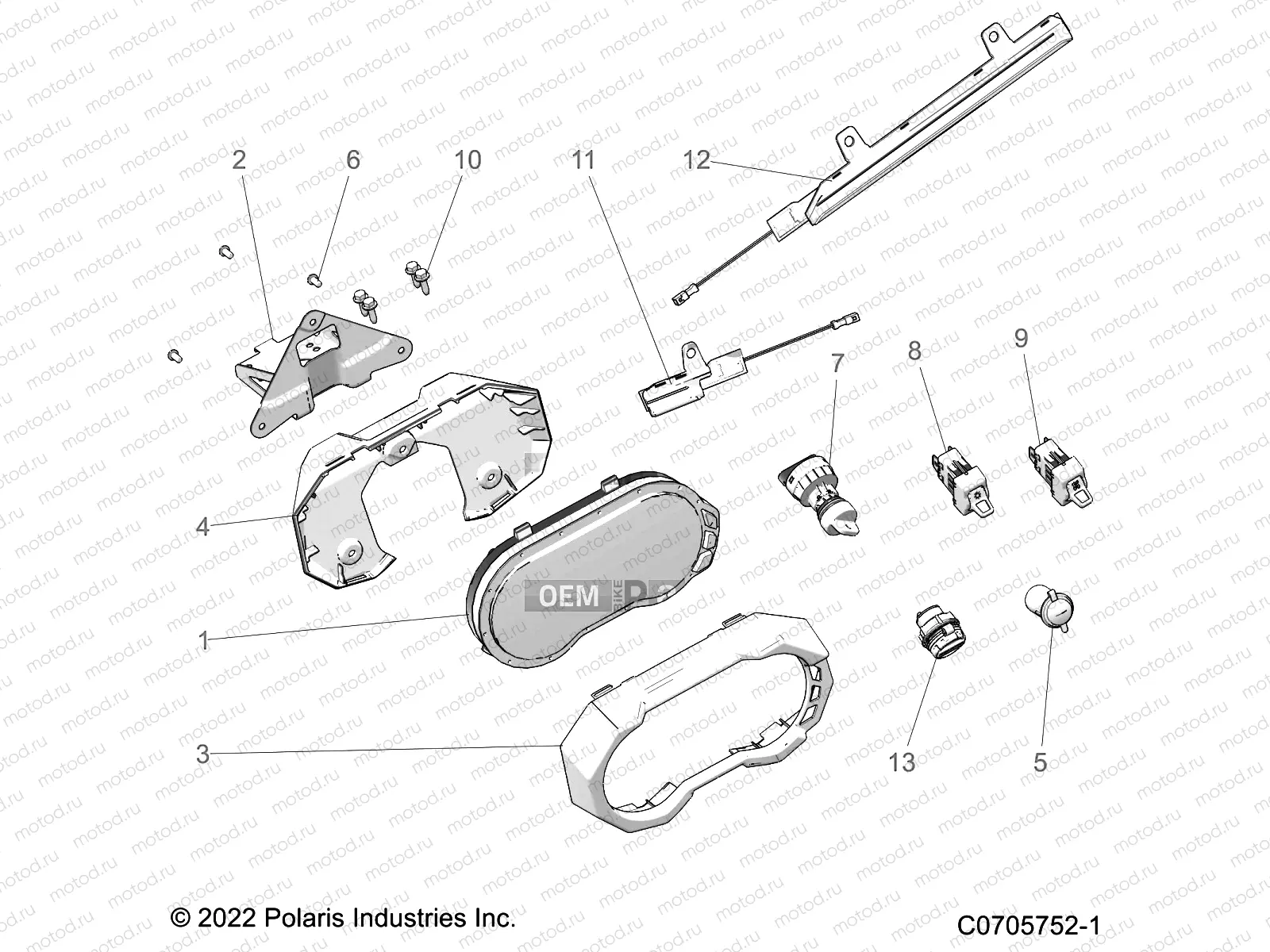 ELECTRICAL | ELECTRICAL, DASH INSTRUMENTS AND CONTROLS - Z22MAU92AP/BP (C0705752-1)